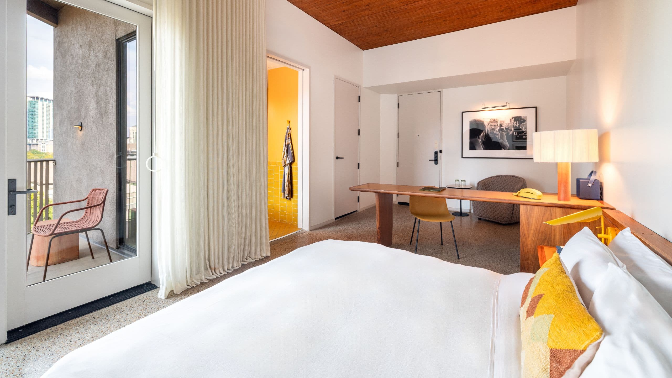 1 of 4 Hotel Magdalena, Bunkhouse Hotels King With Balcony Accessible Bed Balcony