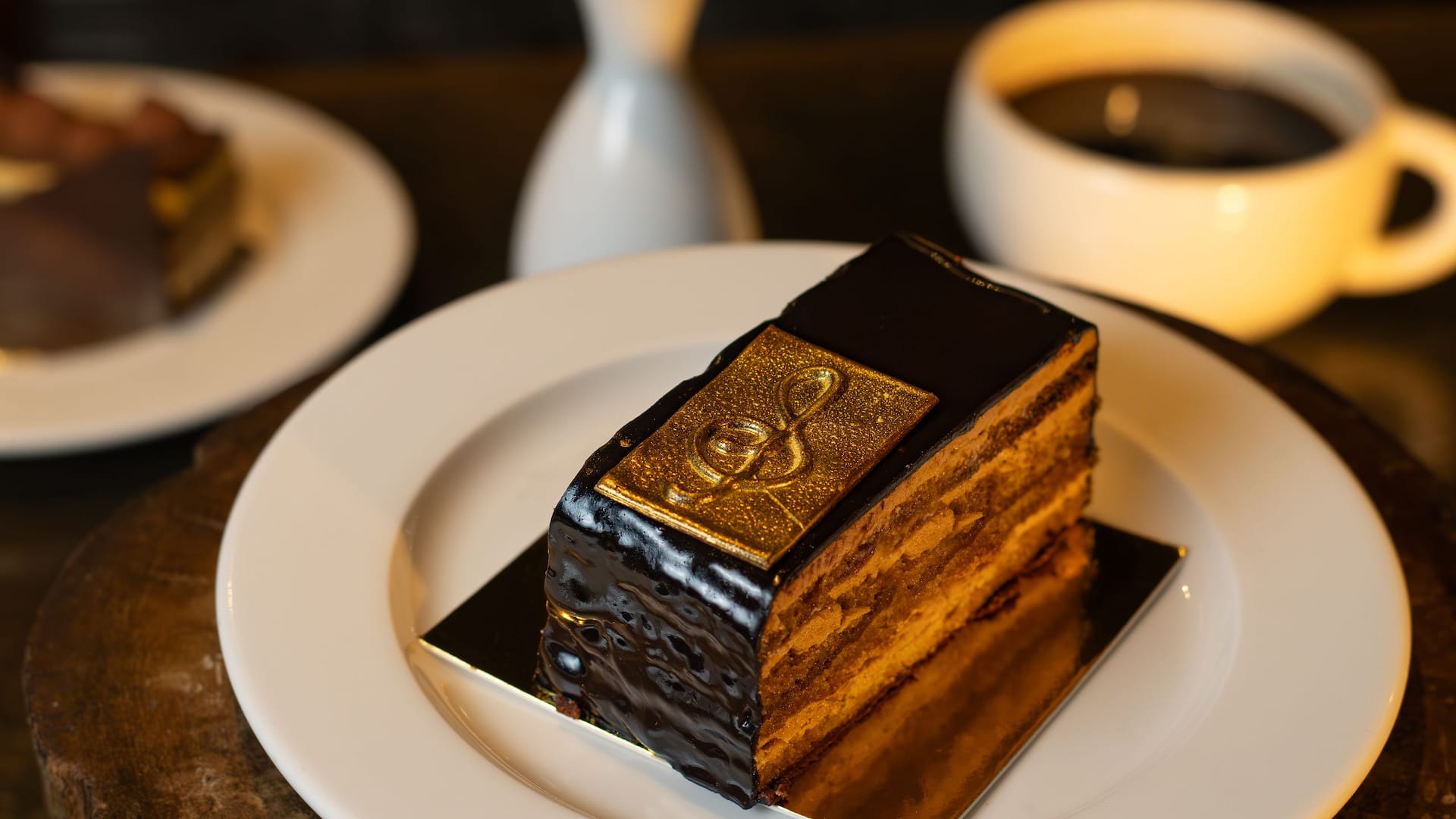 Hyatt Regency Merida Chocolate Layer Cake And Coffee At Papillon