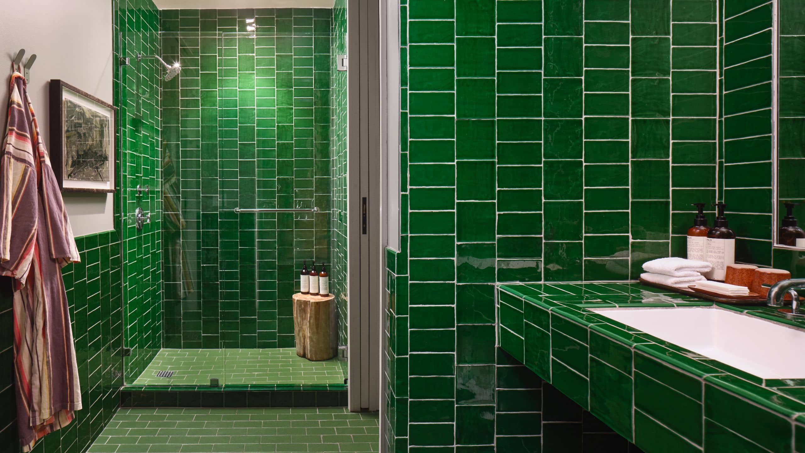 2 of 3 Hotel Magdalena, Bunkhouse Hotels King Suite With Patio Bathroom