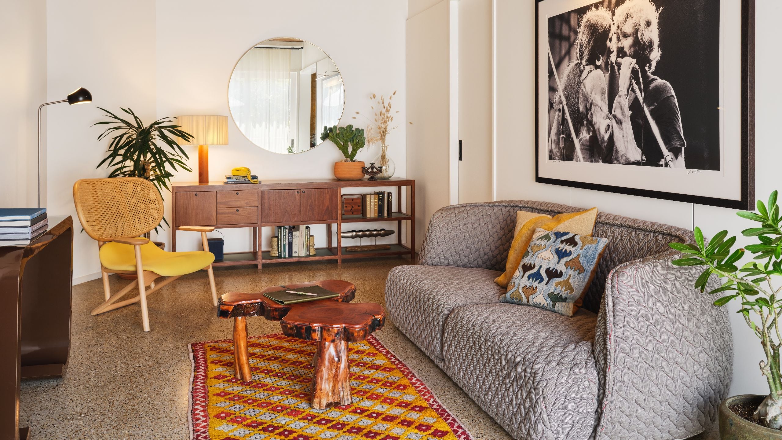 4 of 5 Hotel Magdalena, Bunkhouse Hotels King Suite With Terrace Living Room