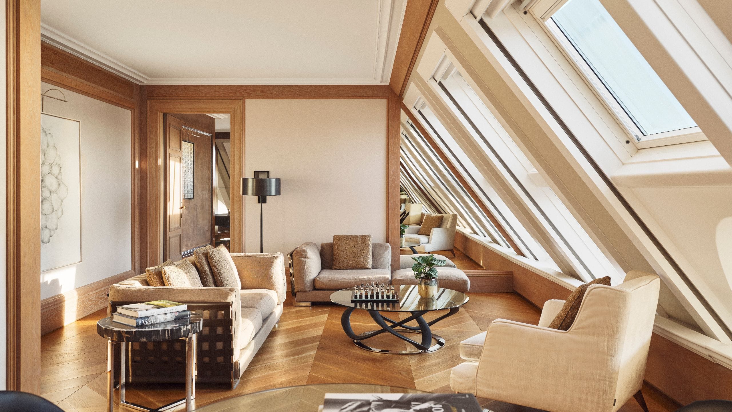 11 de 19 Park Hyatt Vienna Royal Penthouse Suite Second Living Room Seating Area