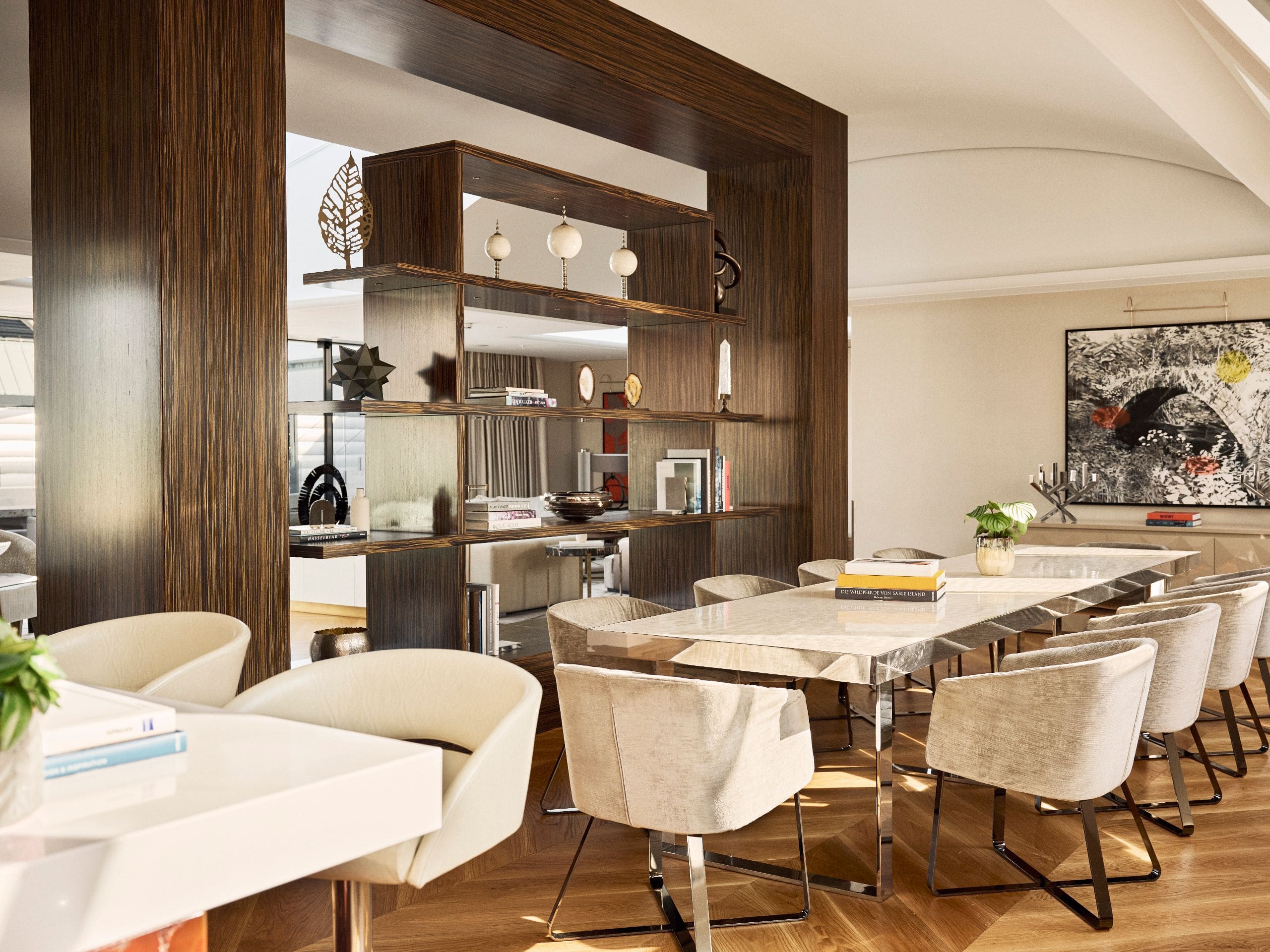 Park Hyatt Vienna Royal Penthouse Suite Living Room Dining Table