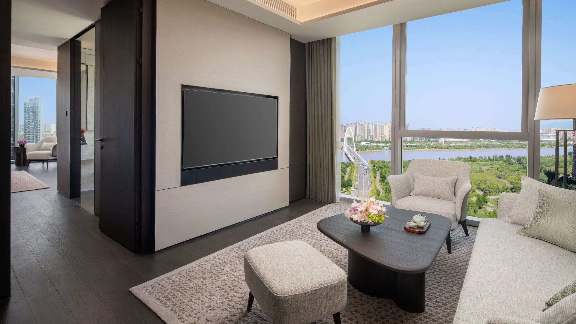 Hyatt Regency Xi'an Chanba Suite River View Living Room