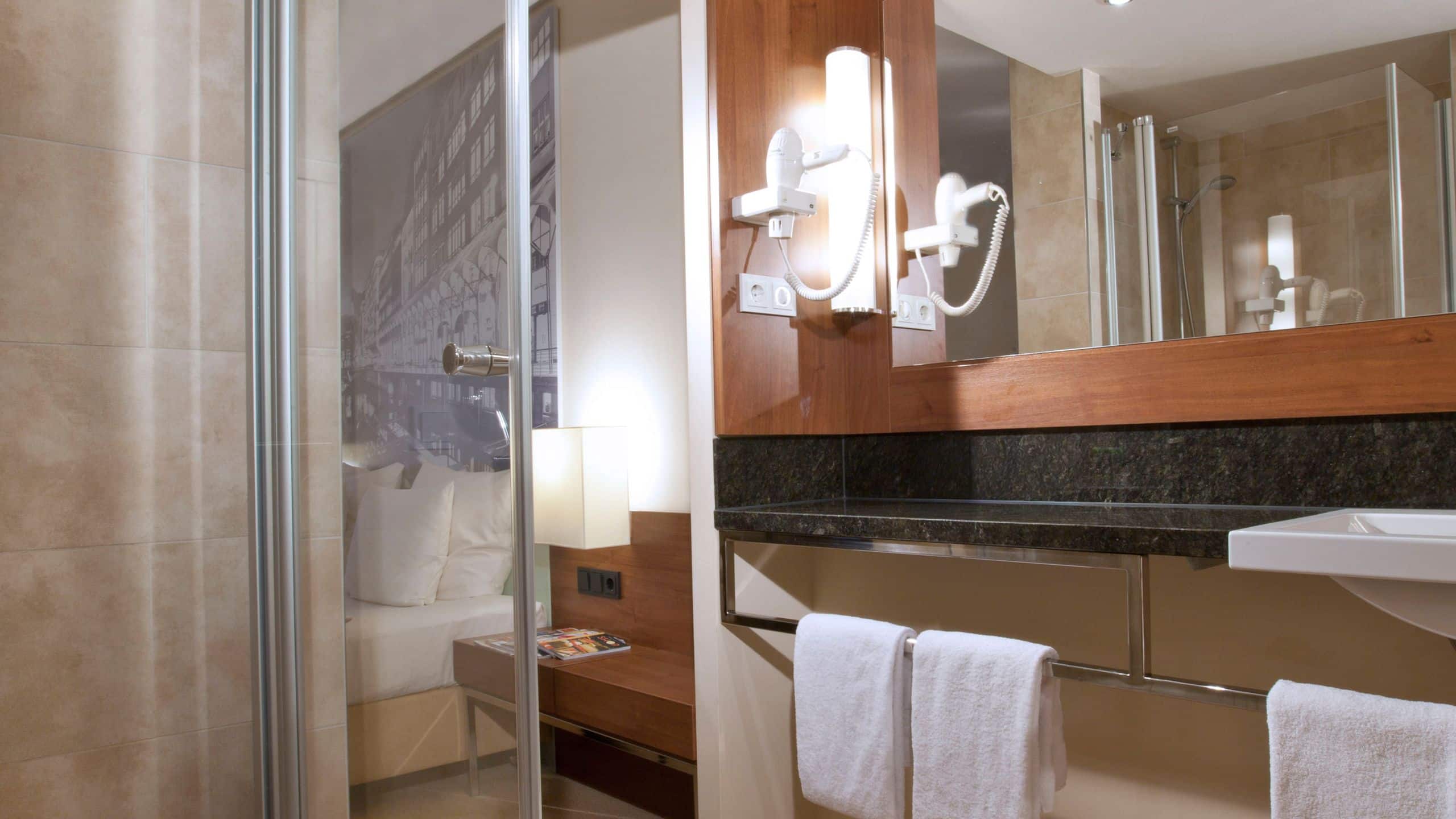 5 of 5 Lindner Hotel Hamburg Am Michel 1 King Bed Deluxe Bathroom