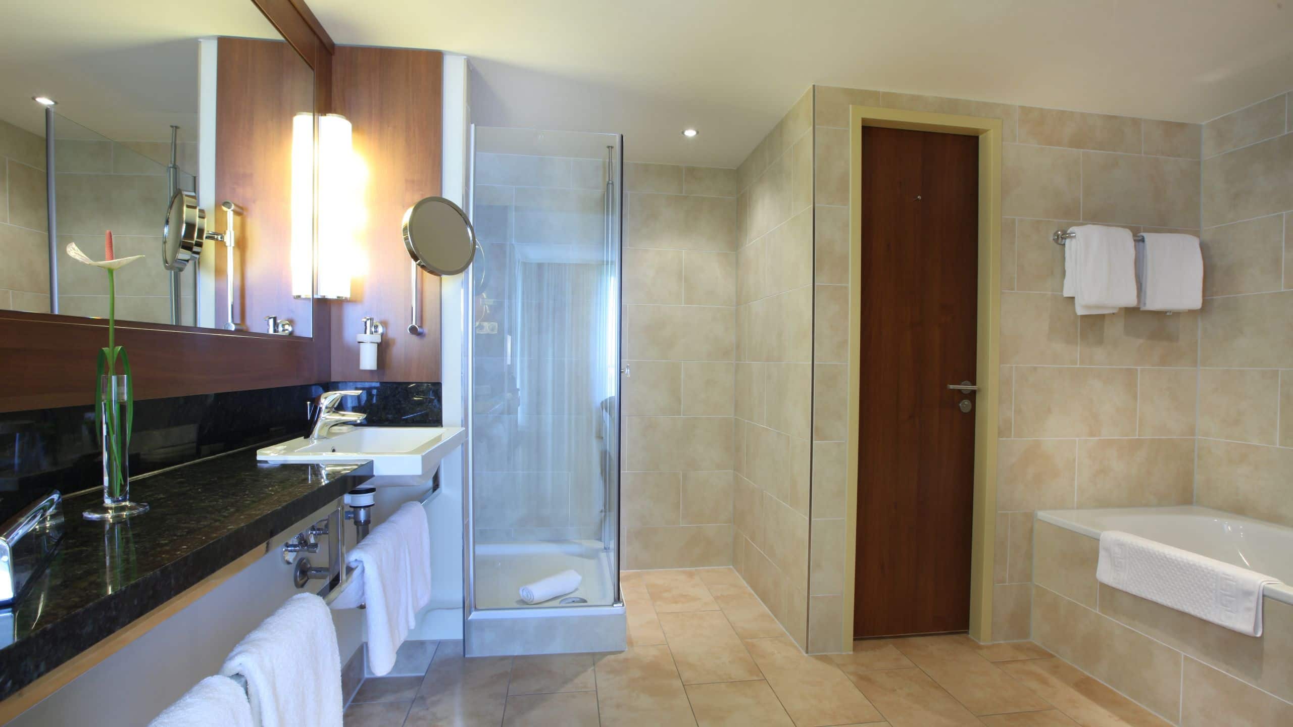 6 of 6 Lindner Hotel Hamburg Am Michel Balcony Suite Bathroom