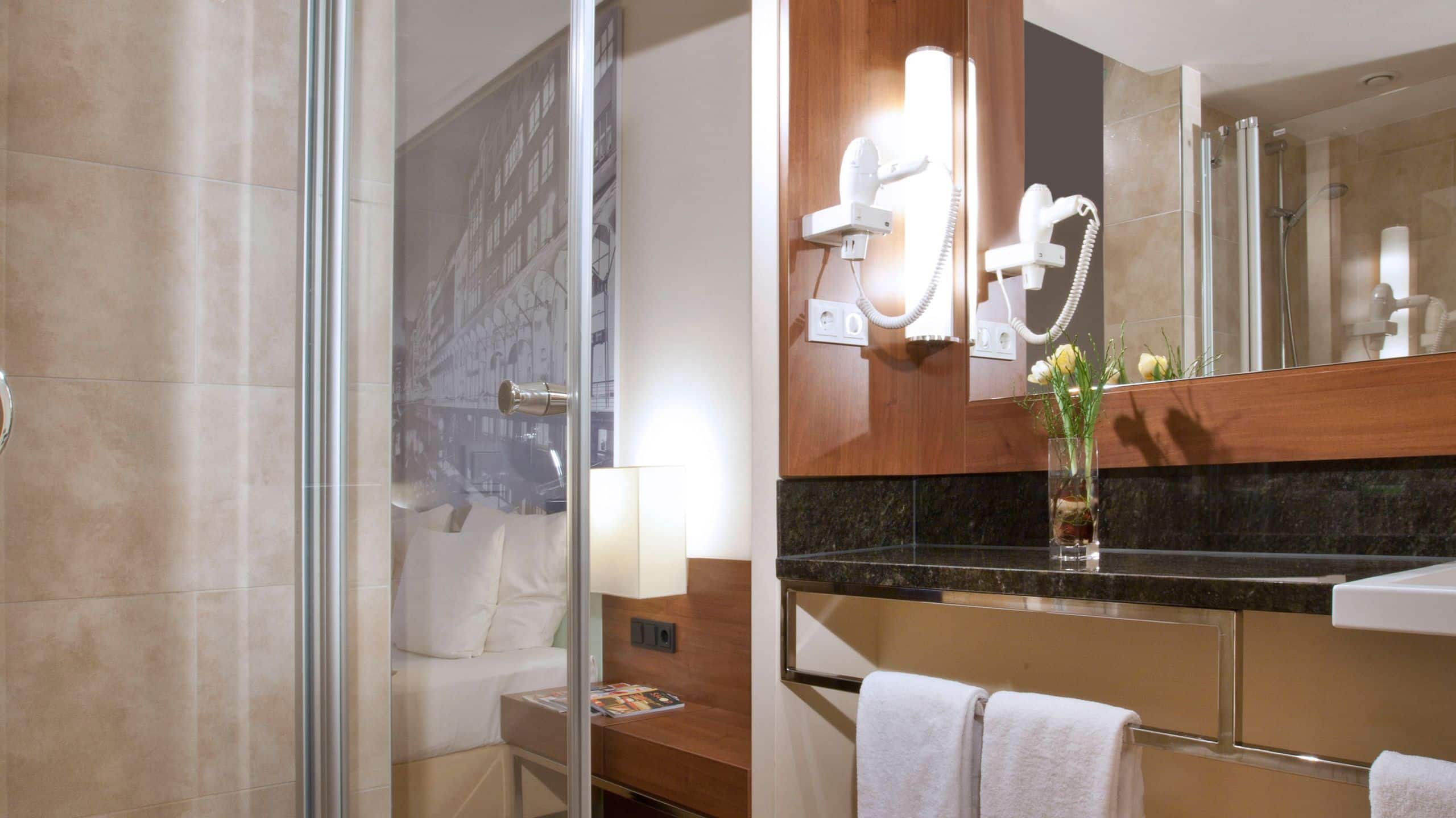 5 of 5 Lindner Hotel Hamburg Am Michel 1 King Bed Bathroom