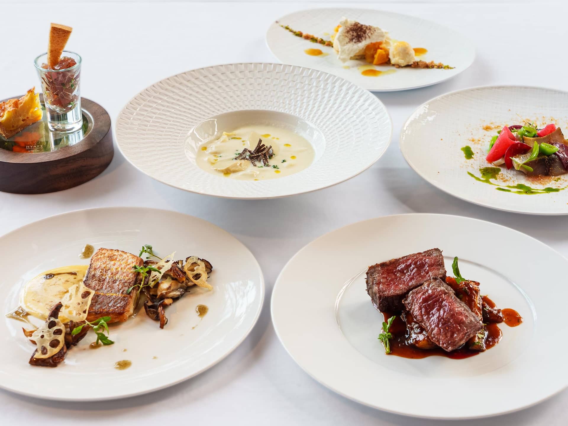 Hyatt Regency Hakone Resort and Spa Dining Room French Seasonal Course