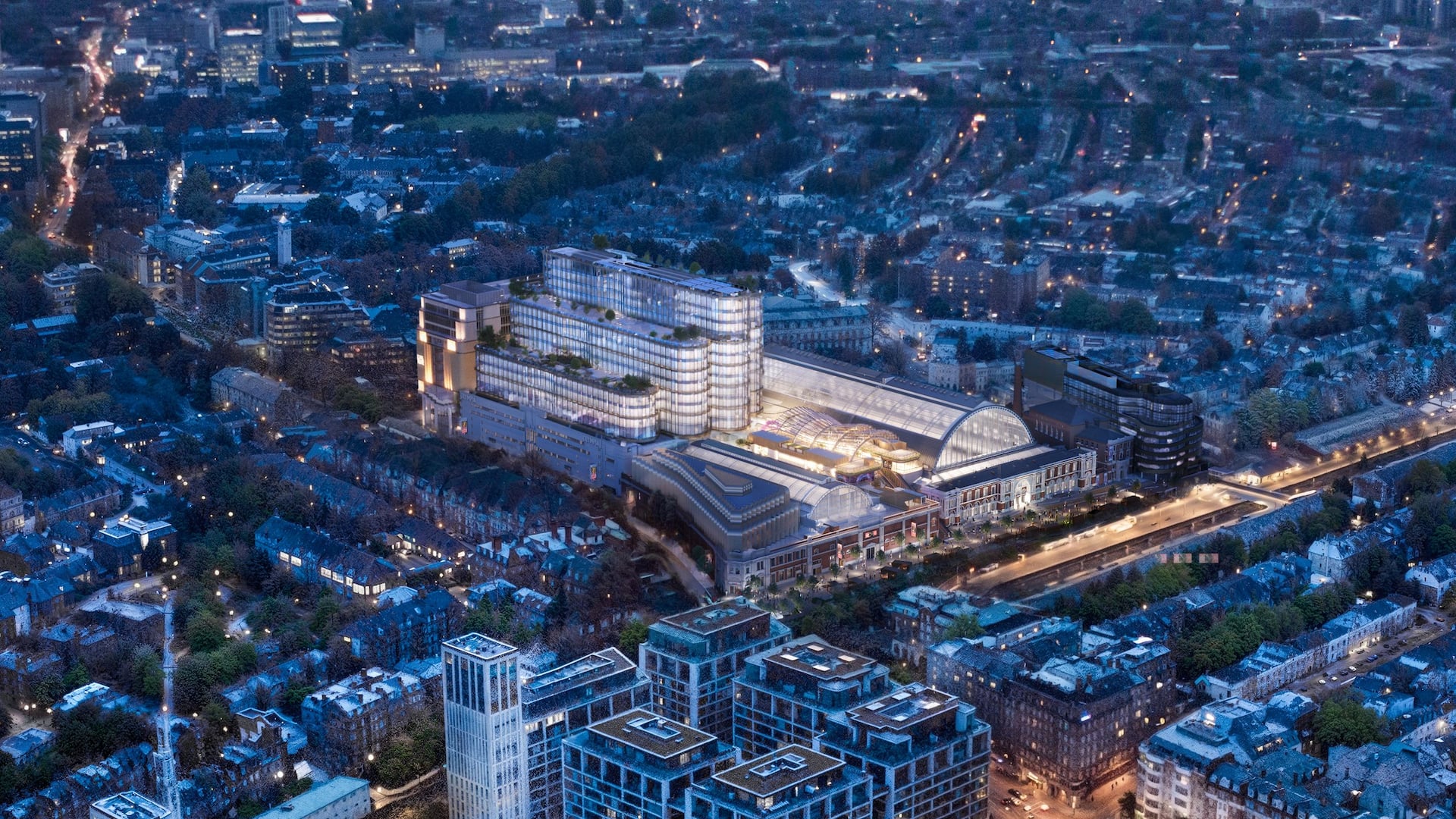 Hyatt Regency London Olympia Hyatt Regency London Olympia Aerial Rendering