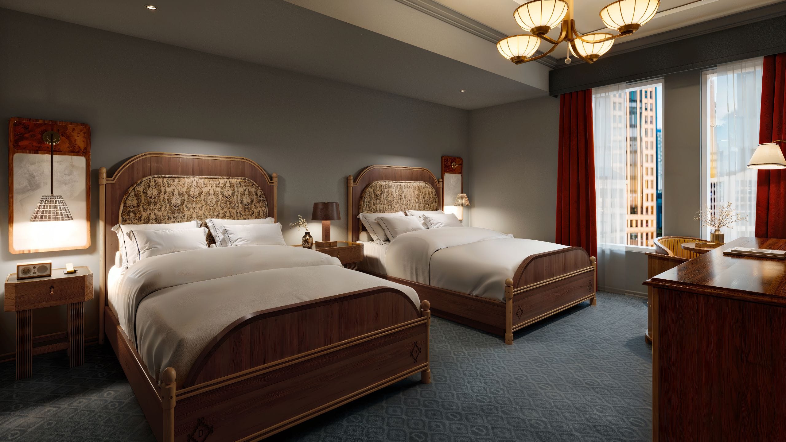 The Driskill Tower Two Queen Bed