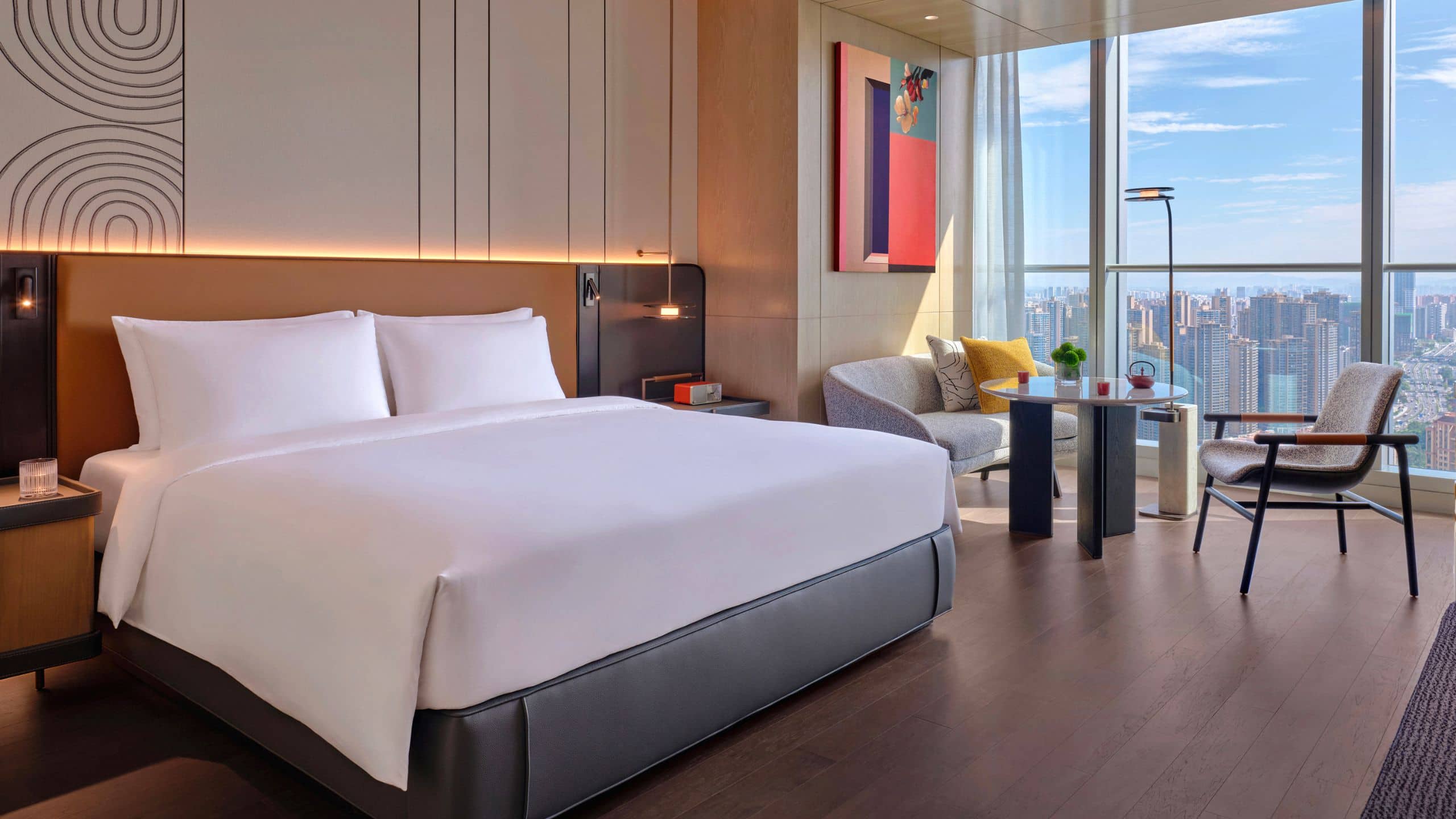1 of 4 Hyatt Centric The Ring Chengdu One King Bed City View