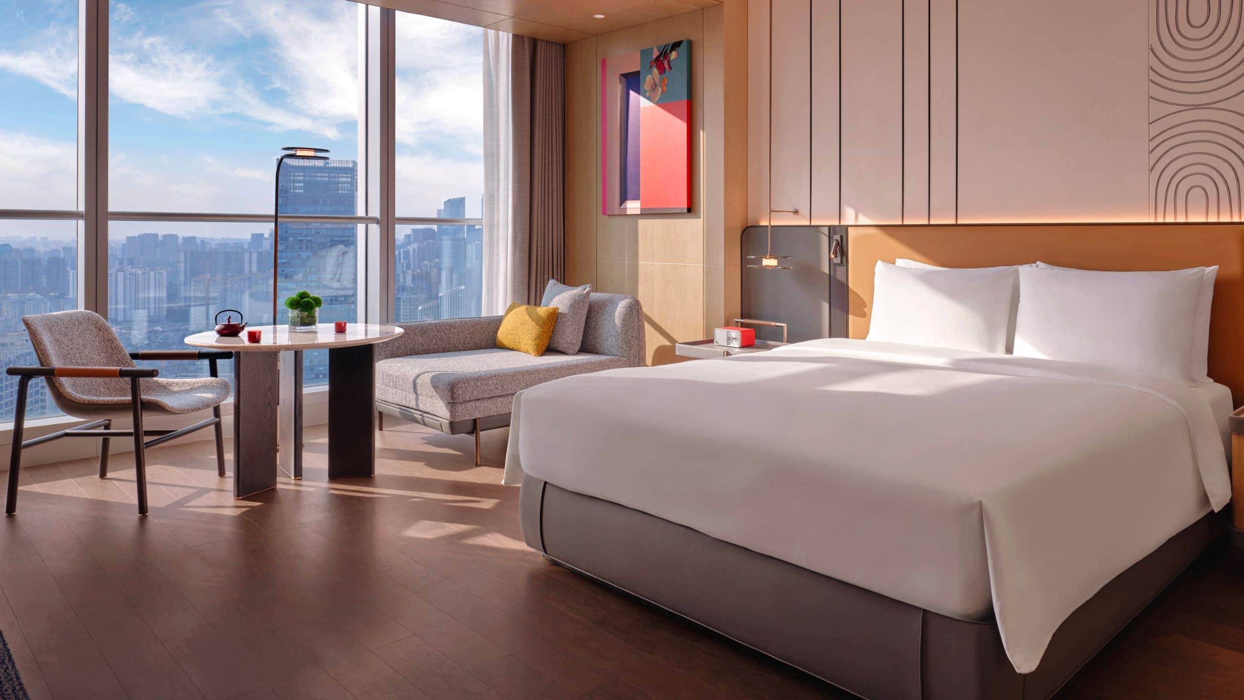 1 of 4 Hyatt Centric The Ring Chengdu One King Bed Deluxe With Sofa Bed