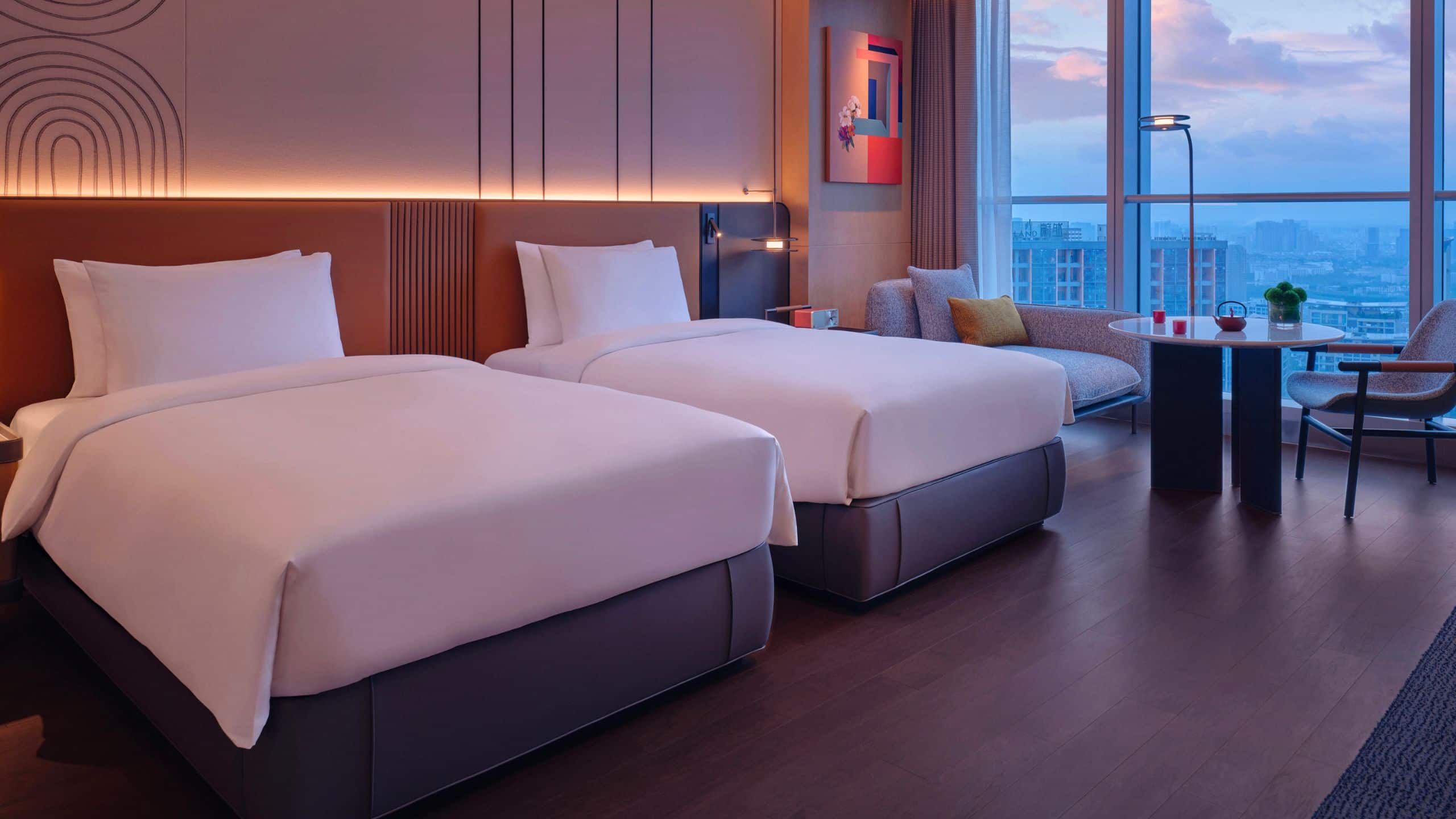 1 of 4 Hyatt Centric The Ring Chengdu Two Twin Beds