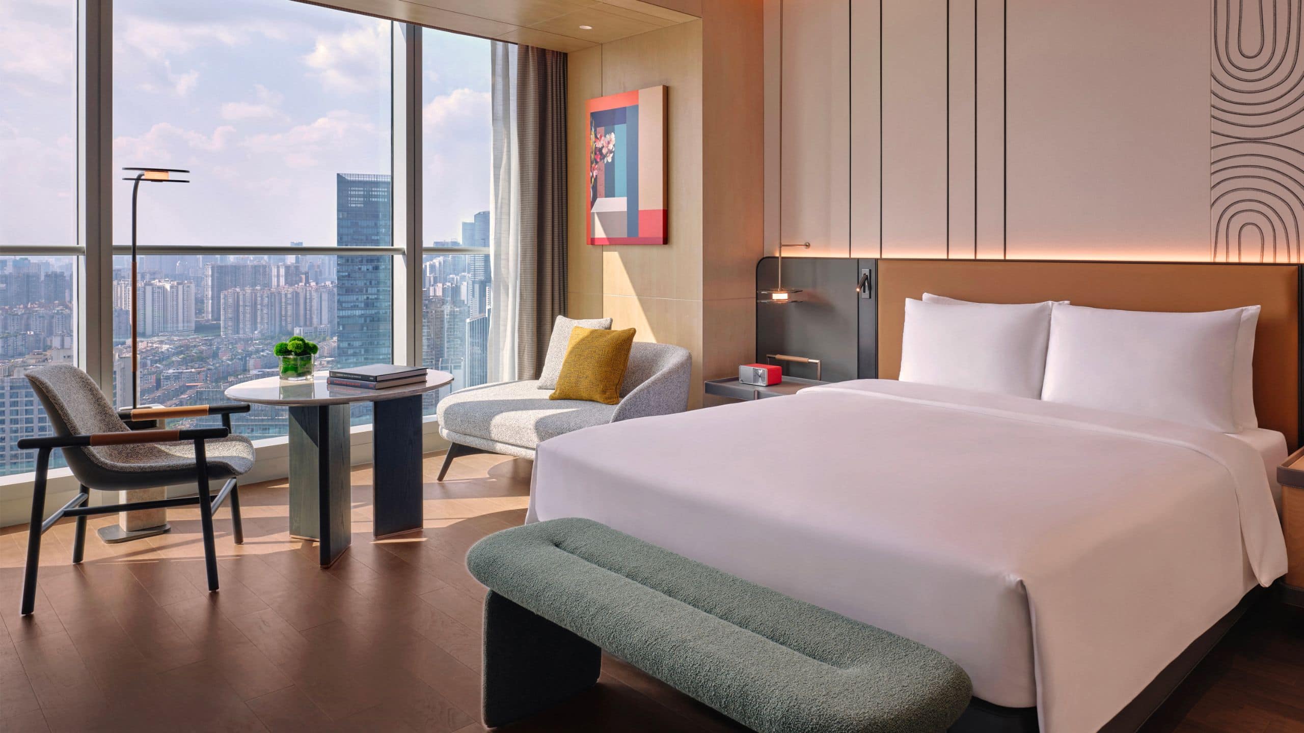 2 of 5 Hyatt Centric The Ring Chengdu Deluxe Suite King Bedroom