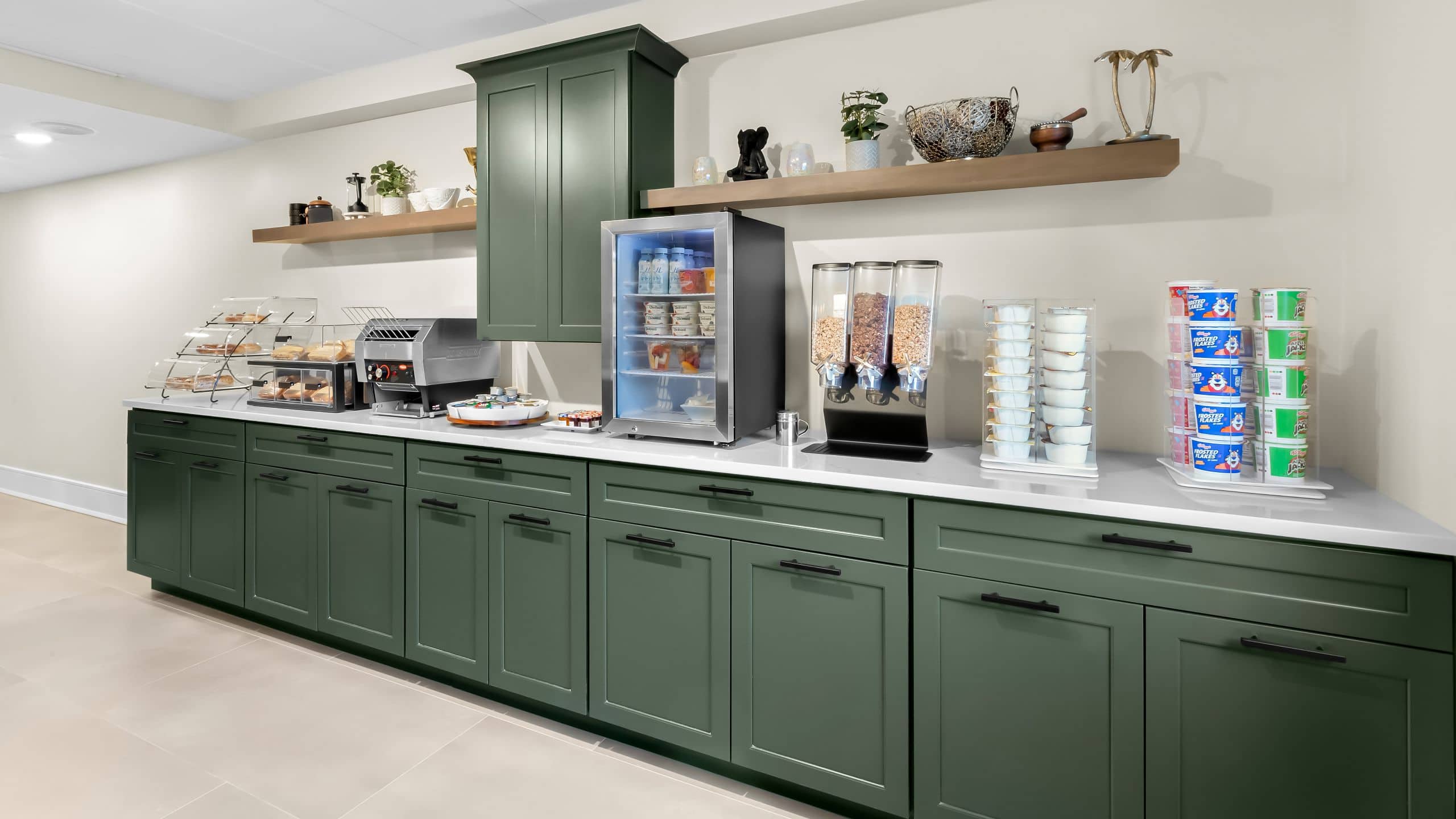 Latitude Suites Tinton Falls Breakfast Area Counter