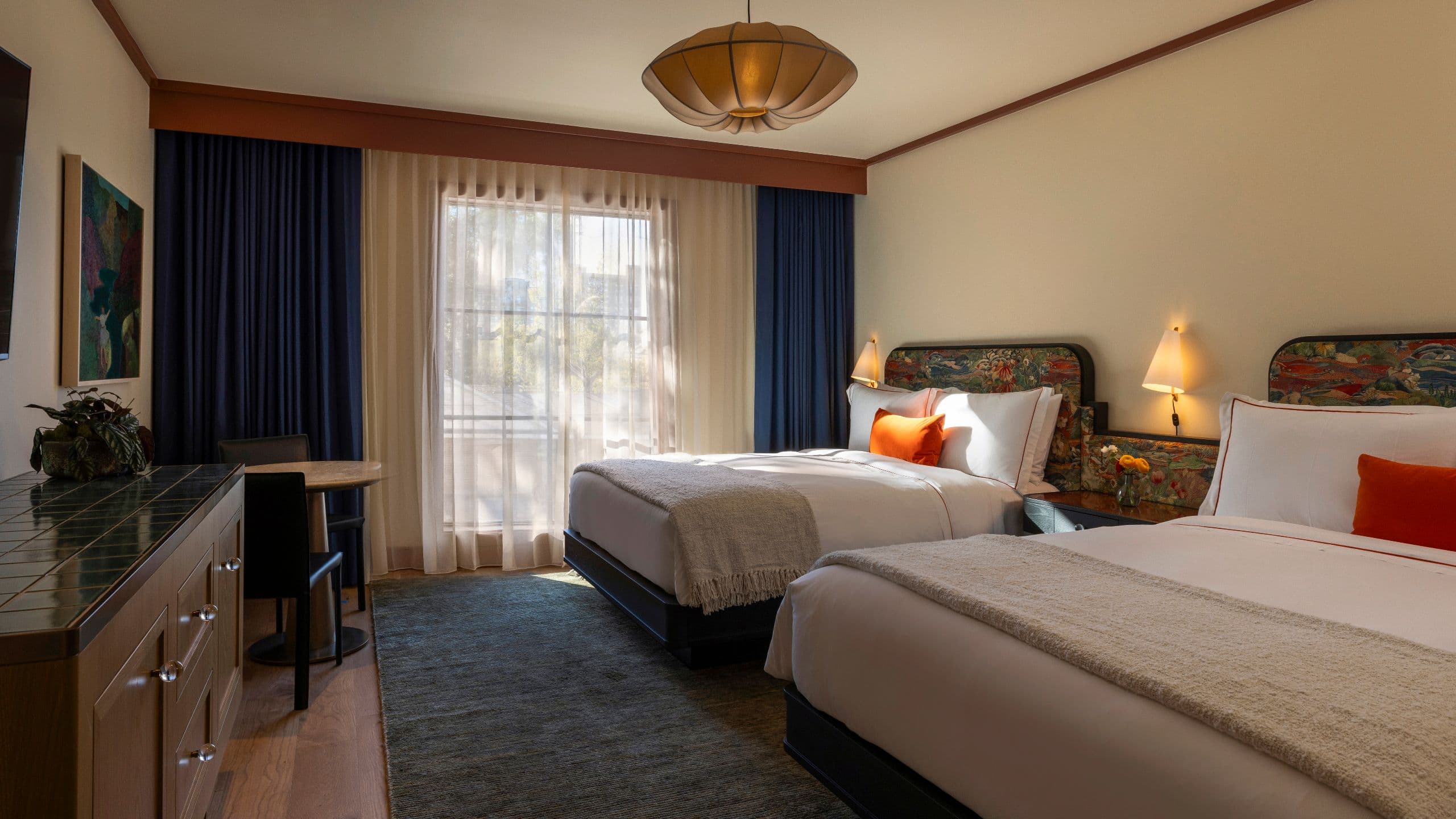 Hotel Daphne Two Queen Beds Accessible Bedroom Wide