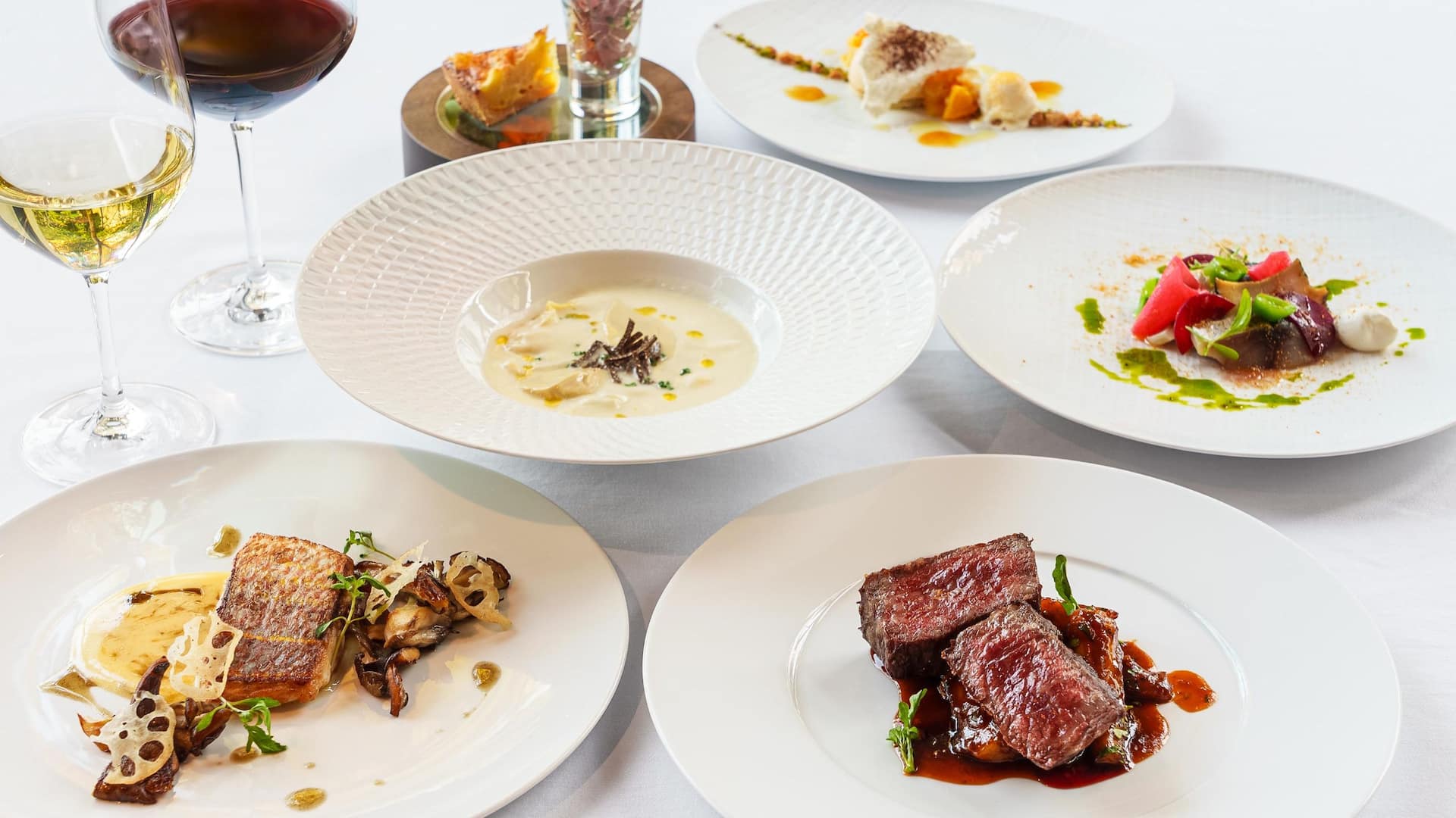 2 of 7 Hyatt Regency Hakone Resort and Spa Dining Room French Winter Dinner Course