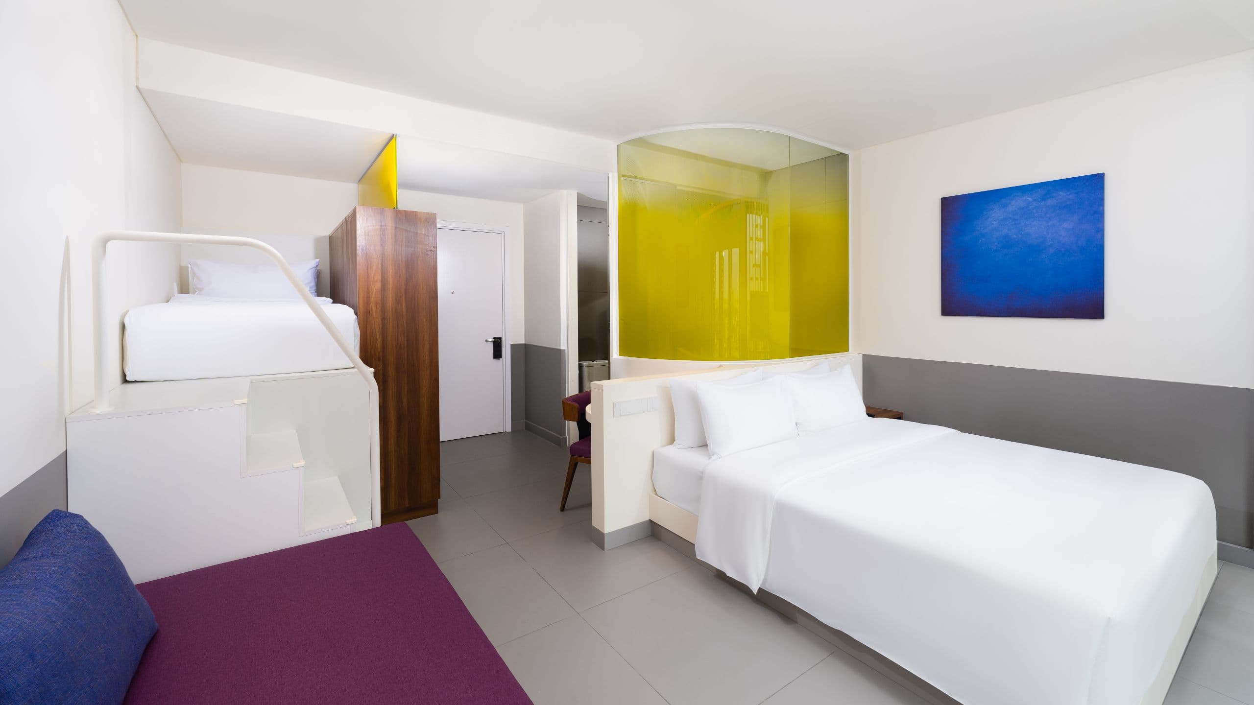 2 of 3 Wink Hotel Tuy Hoa Beach One King Bed Ocean View Deluxe With Bunk