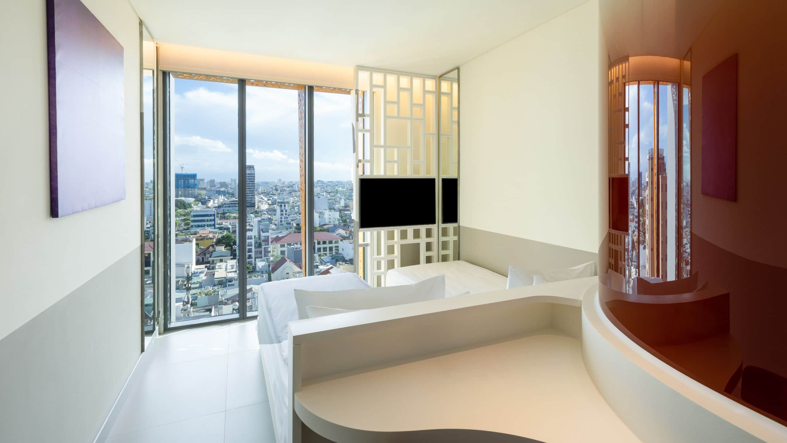 Wink Hotel Danang Centre Two Twin Beds City View Overview