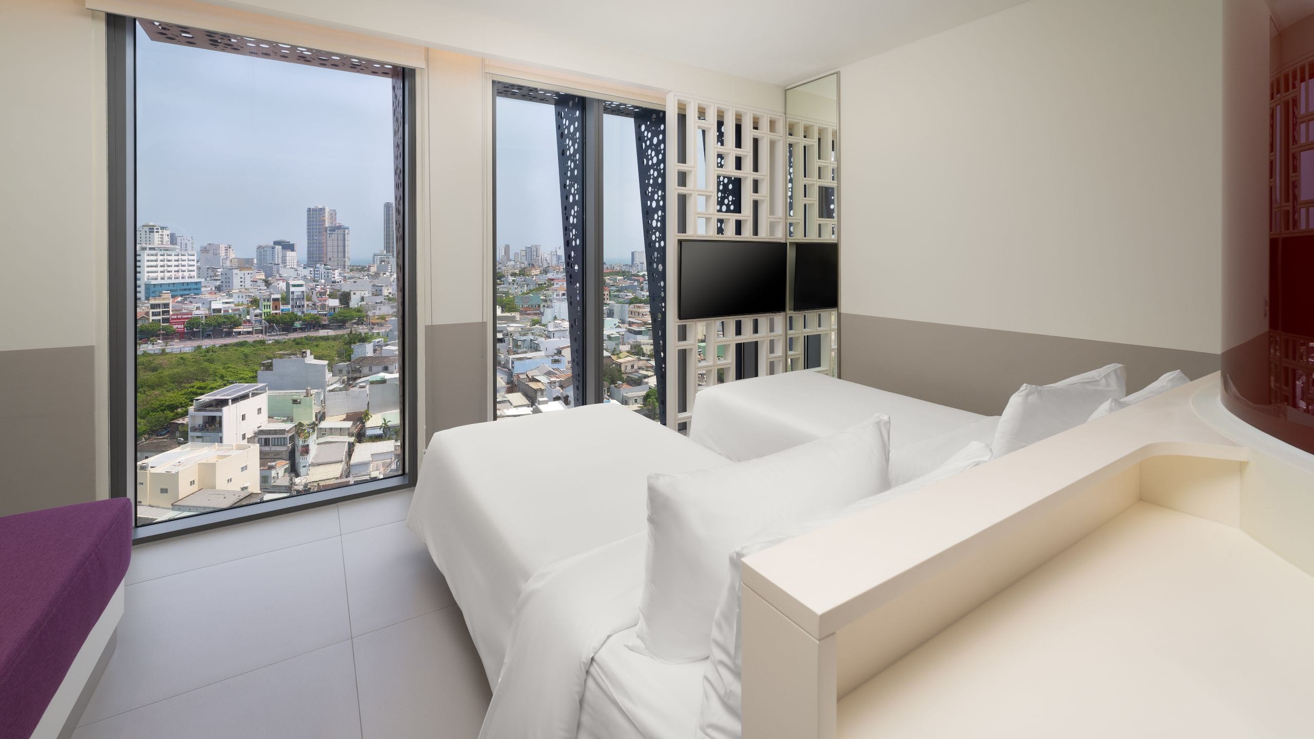 1 of 3 Wink Hotel Danang Riverside Two Twin Beds City View Deluxe