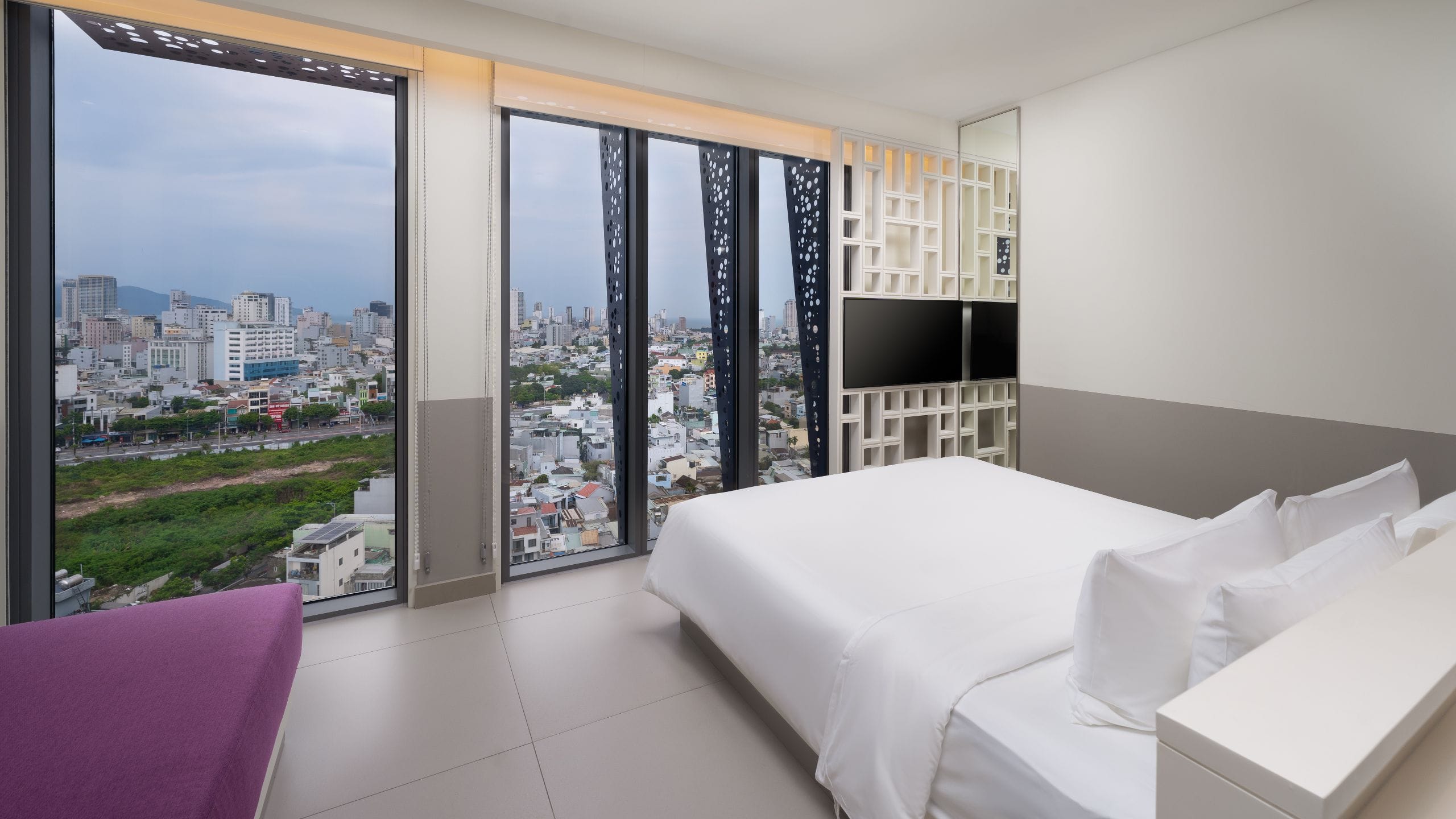 2 of 3 Wink Hotel Danang Riverside One King Bed City View Deluxe