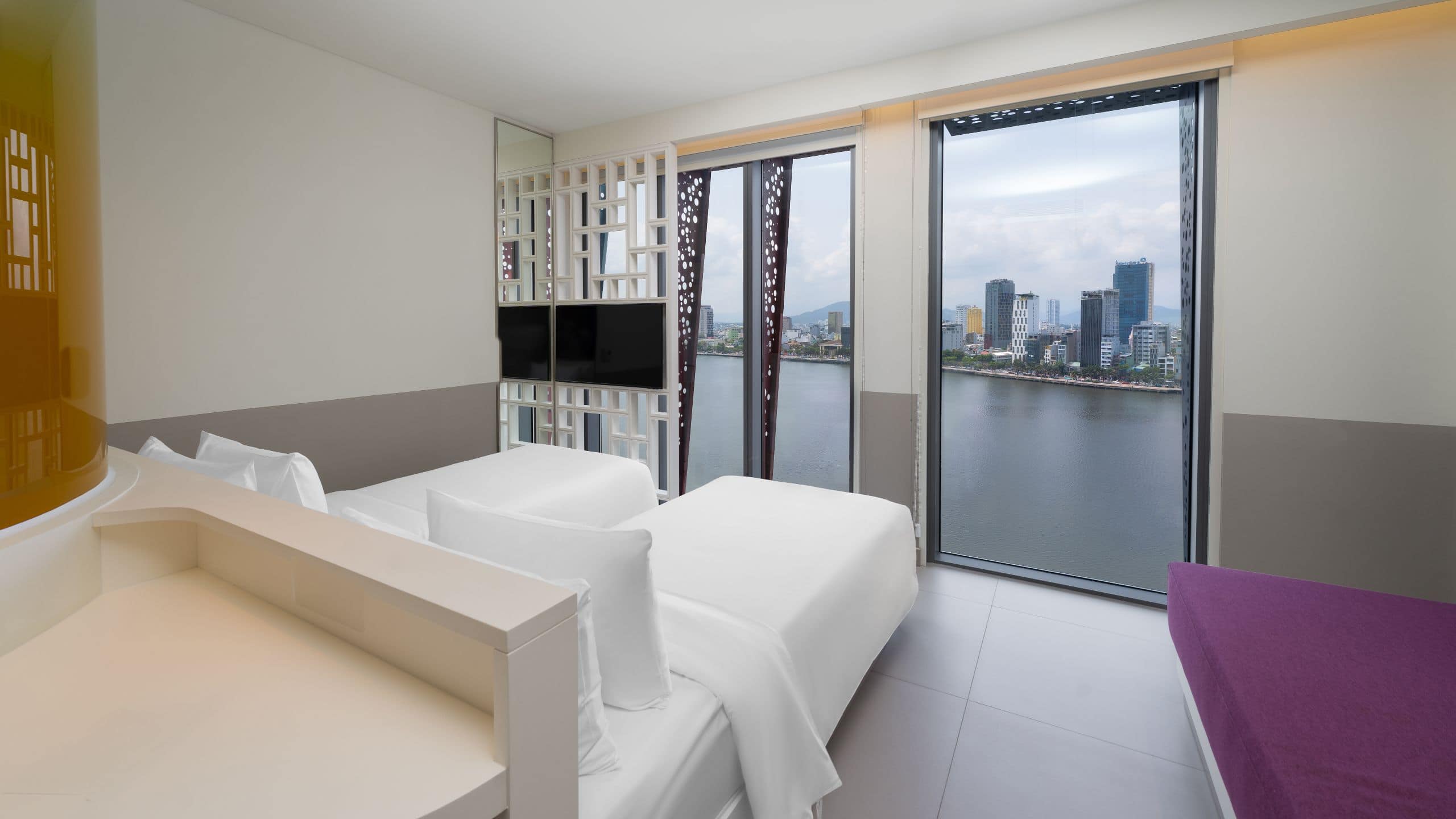 1 of 3 Wink Hotel Danang Riverside Two Twin Beds River View Deluxe