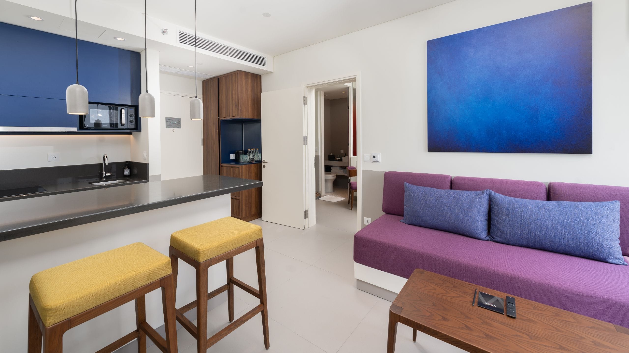 2 of 4 Wink Hotel Danang Riverside One King Bed Suite City View With Kitchen