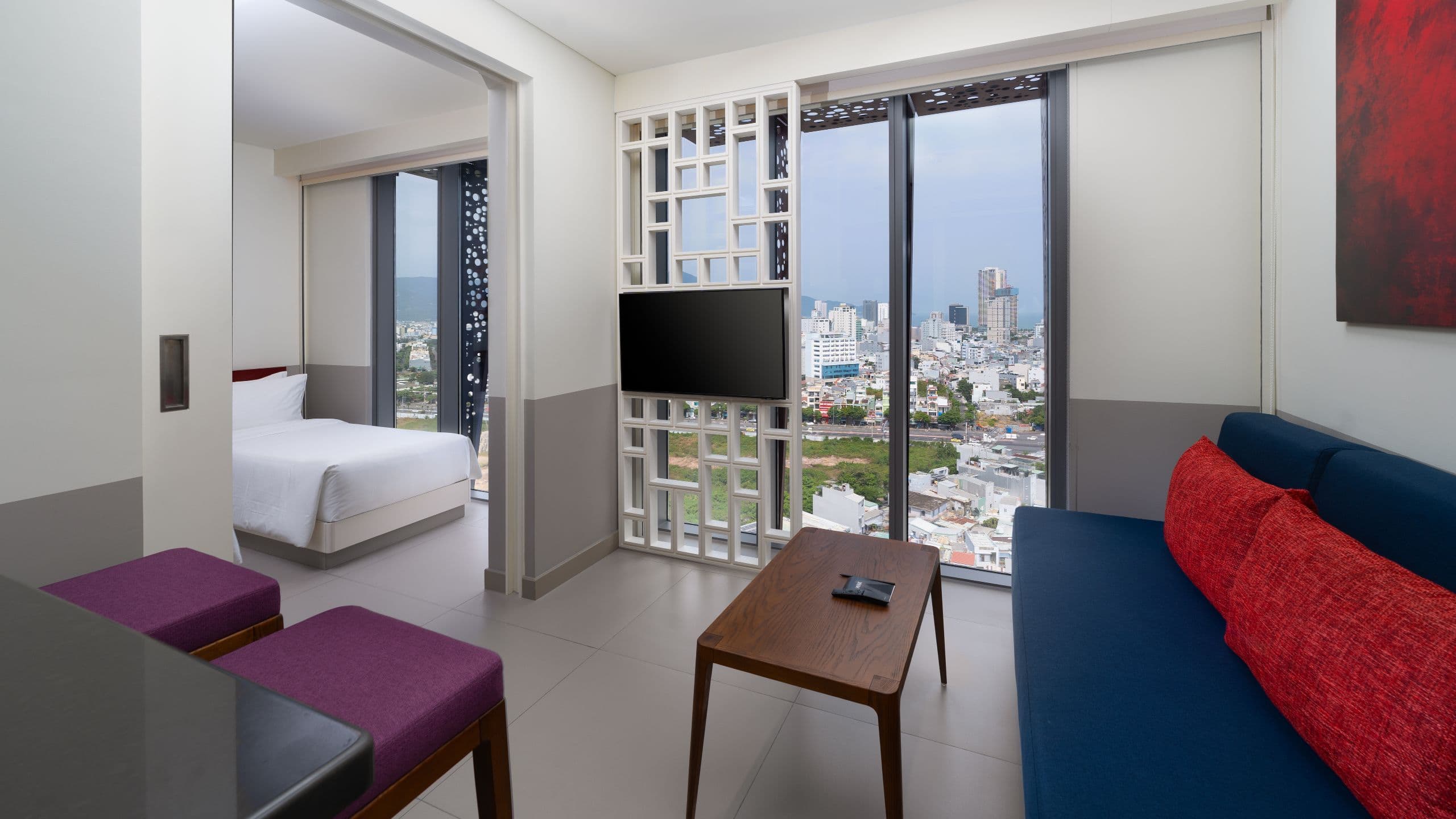 4 of 4 Wink Hotel Danang Riverside One King Bed Suite City View Overview