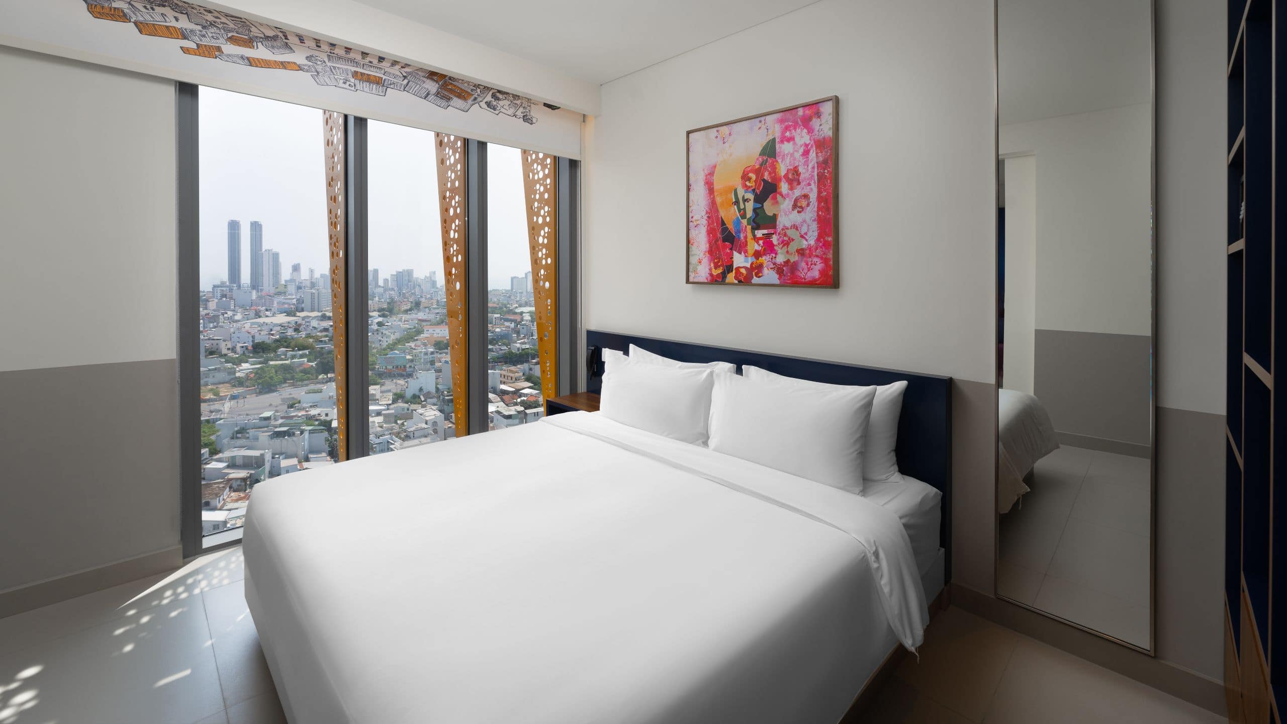 2 of 4 Wink Hotel Danang Riverside Two Bedroom Suite City View Bedroom One