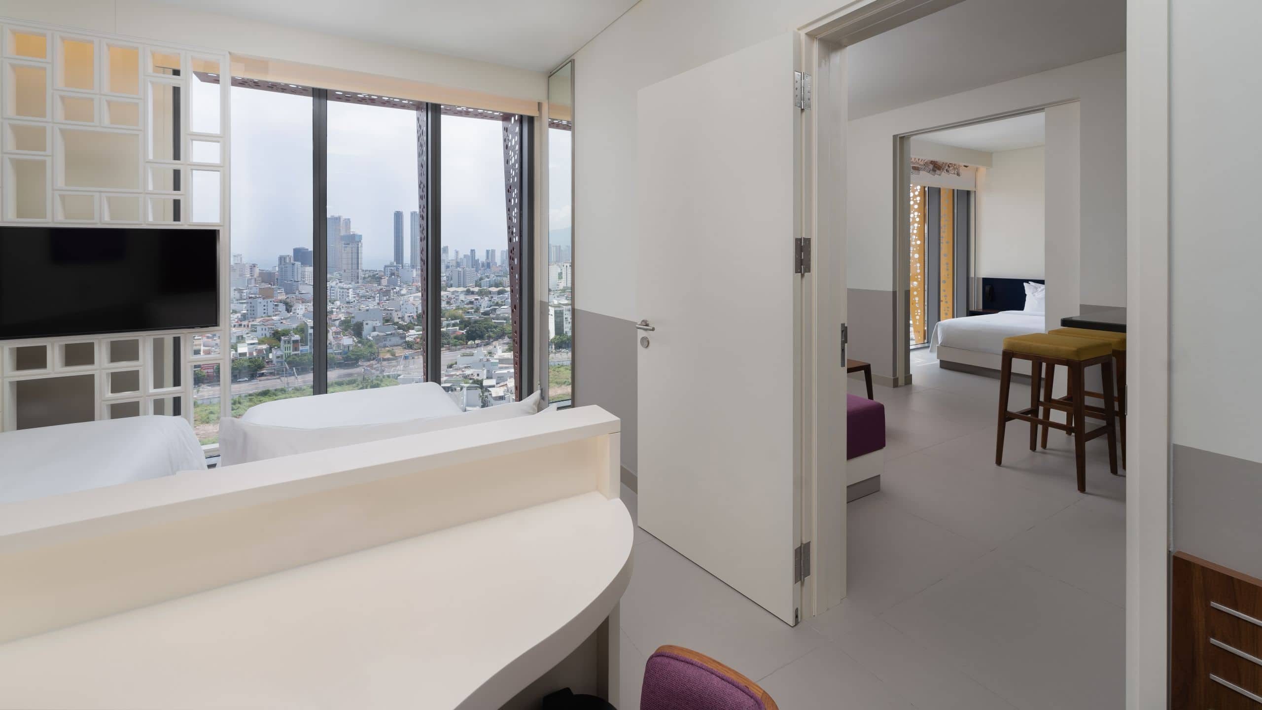 Wink Hotel Danang Riverside Two Bedroom Suite City View Overview