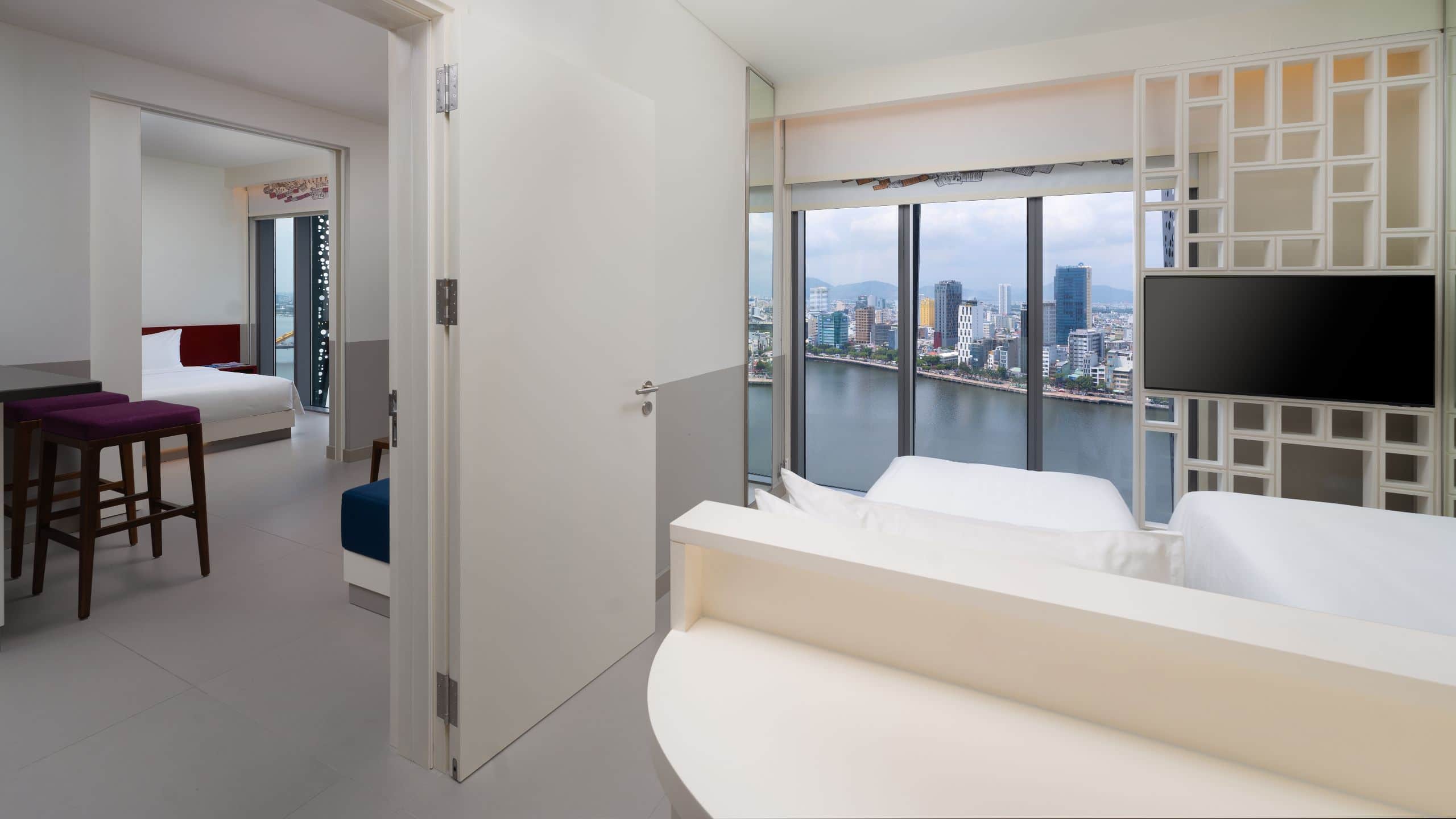 Wink Hotel Danang Riverside Two Bedroom Suite River View Overview