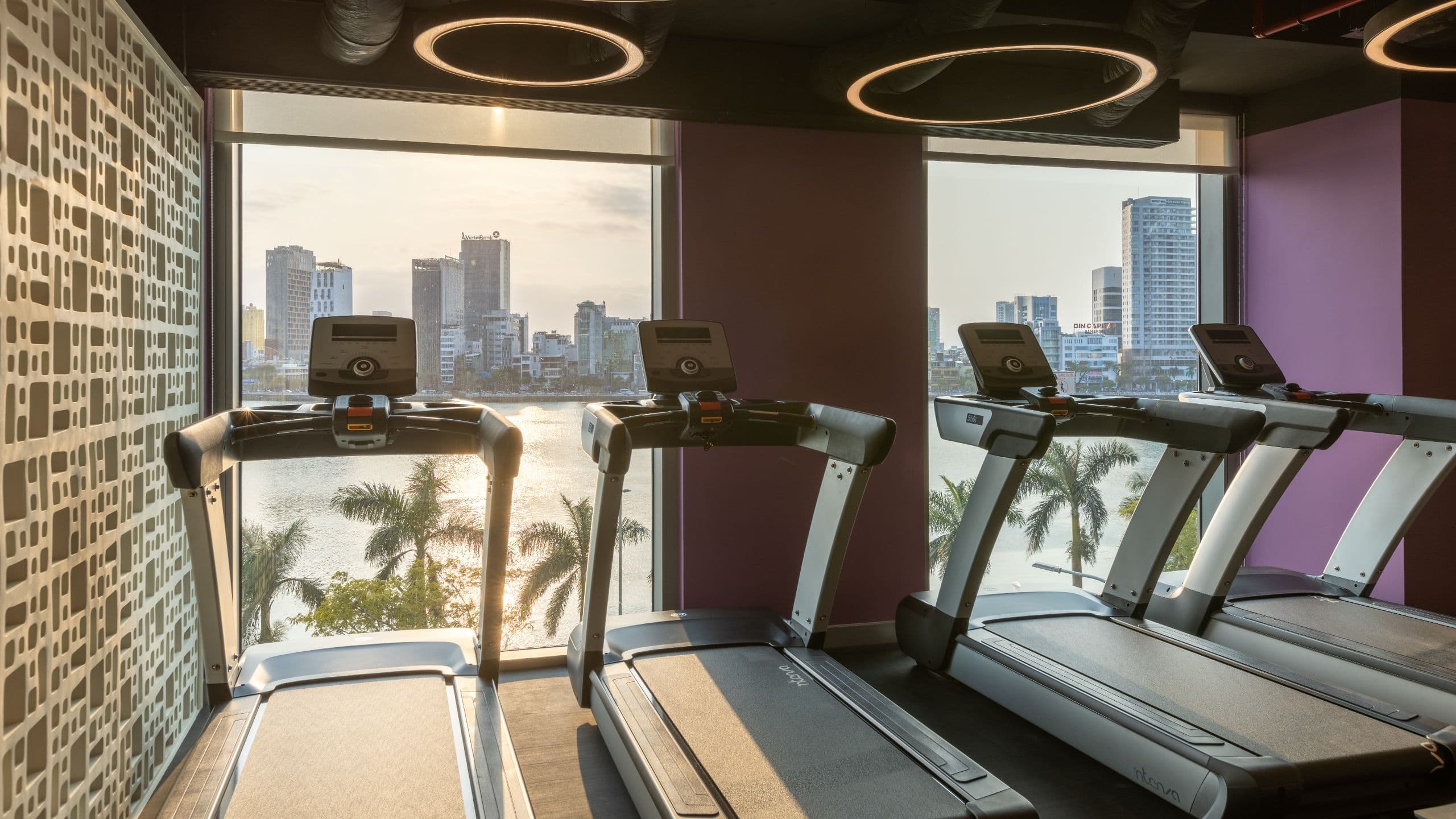 Wink Hotel Danang Riverside Wink Gym With View