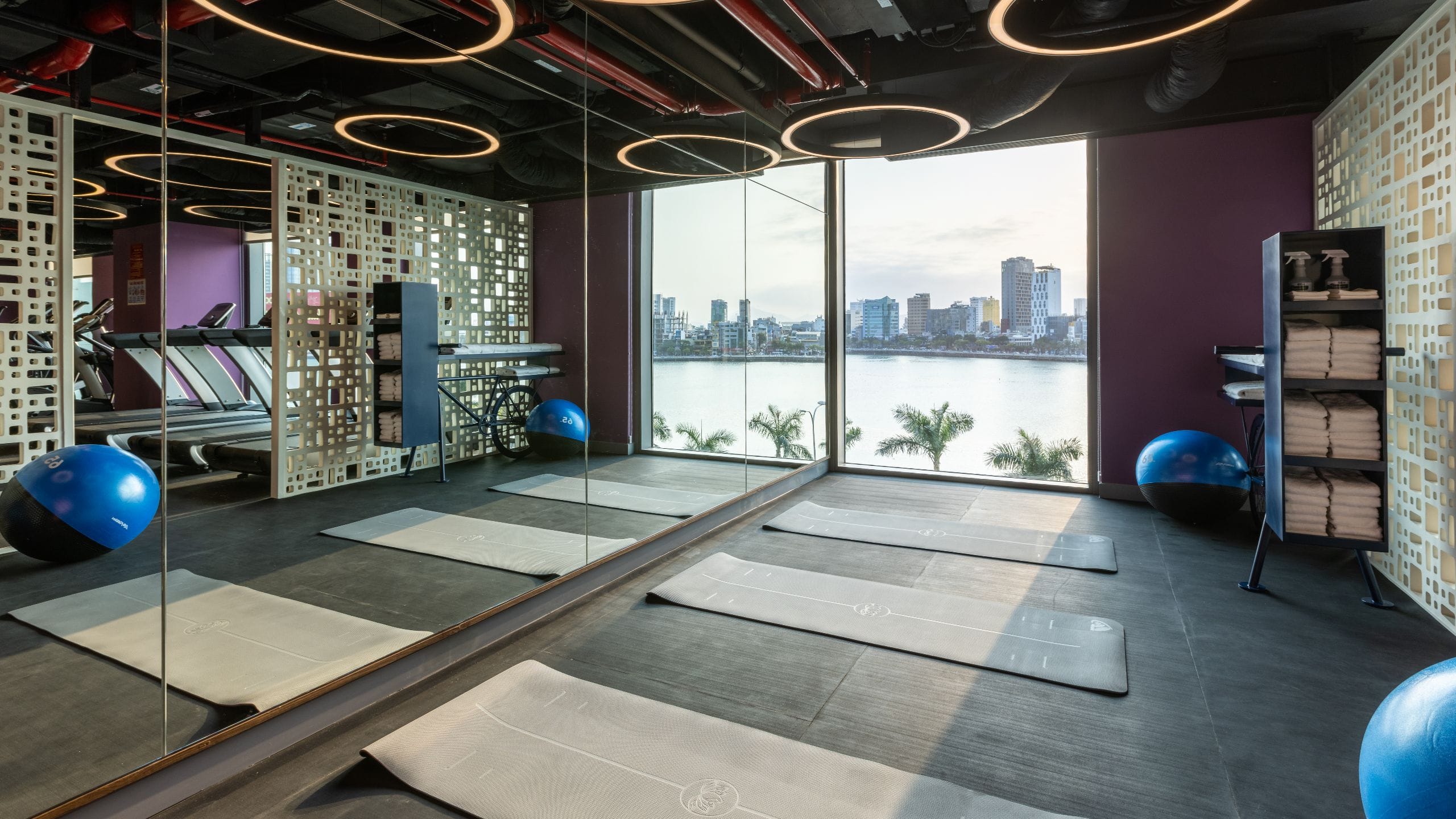Wink Hotel Danang Riverside Wink Gym With Daytime View