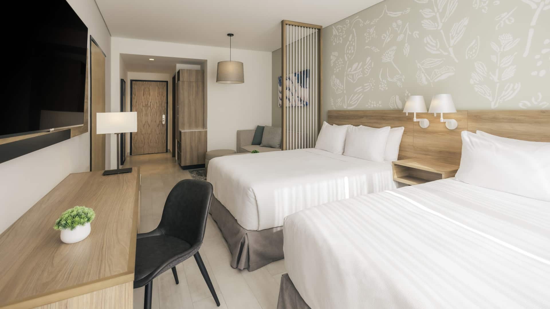 2 of 3 Hyatt Place Cancun Airport Two Queen Beds