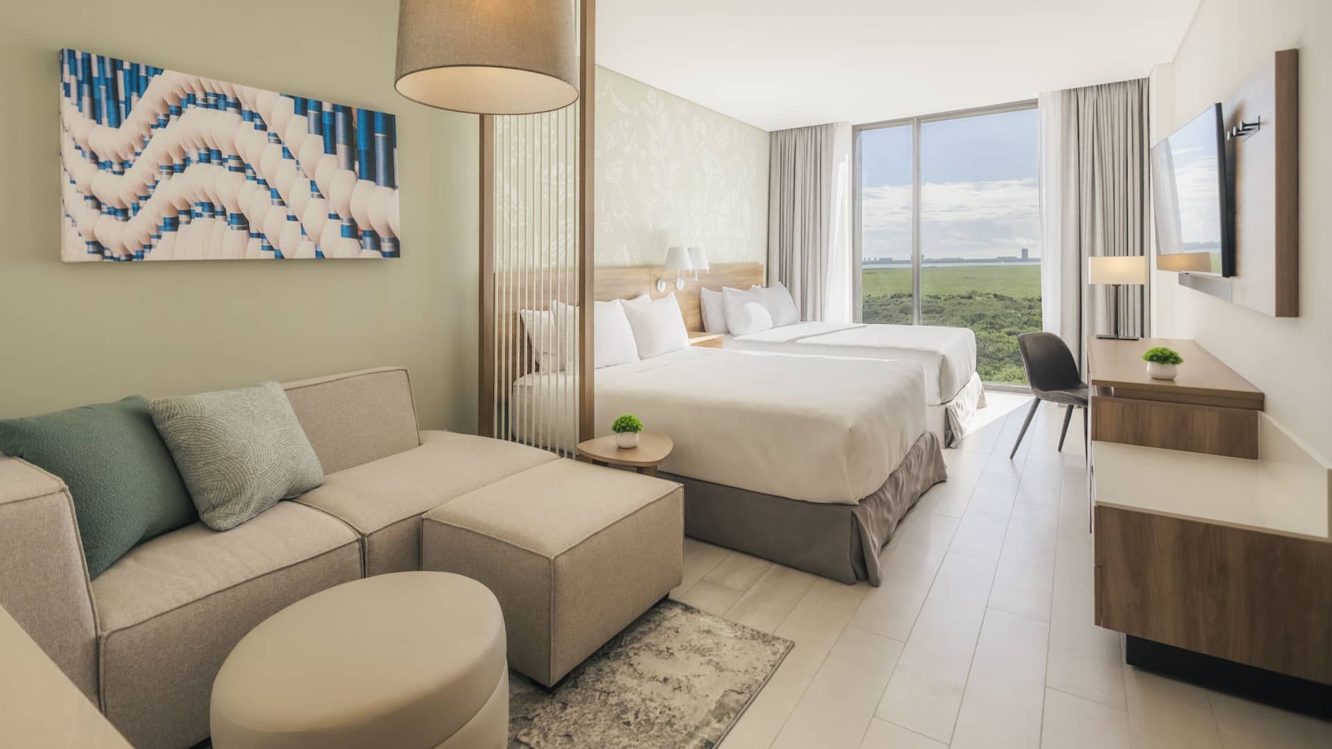 Hyatt Place Cancun Airport Two Queen Beds View