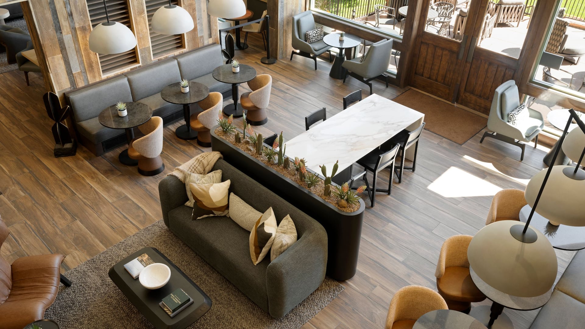 Hyatt Place Springdale / Zion National Park Overhead Lobby View
