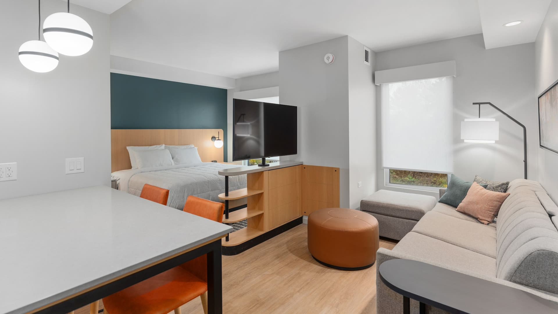 1 of 3 Hyatt House Thunder Bay King Studio Wide View