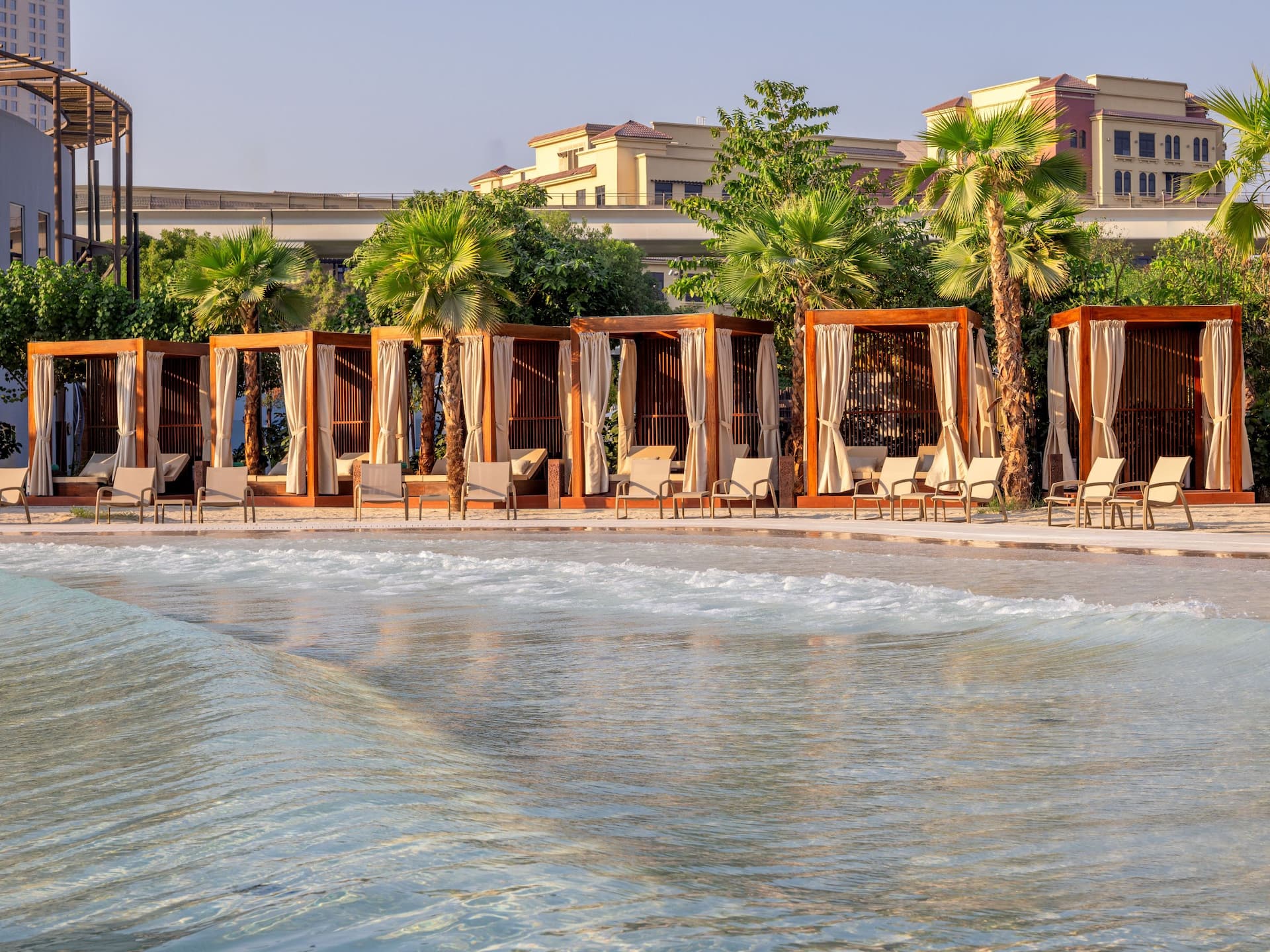 Grand Hyatt Dubai Waterpark Wave Pool Cabana