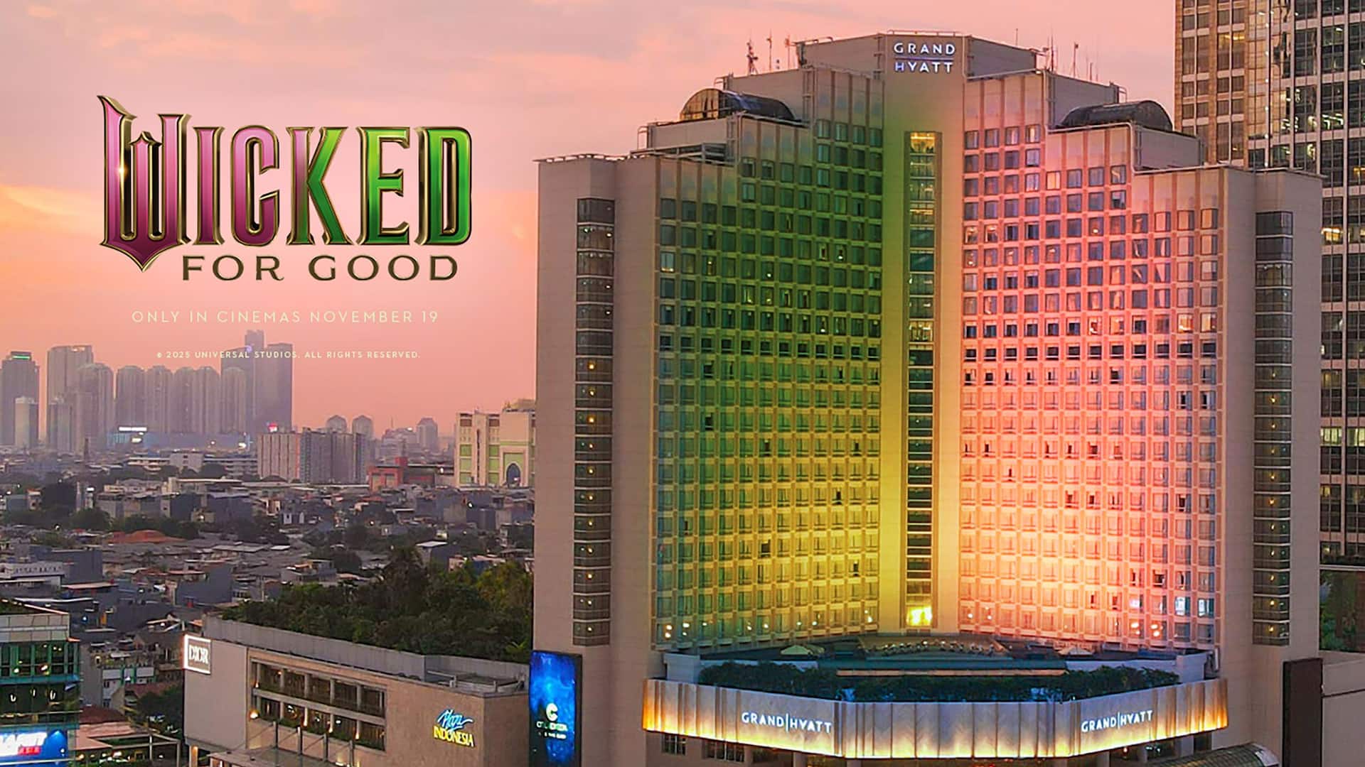 Grand Hyatt Jakarta Wicked Facade Logo