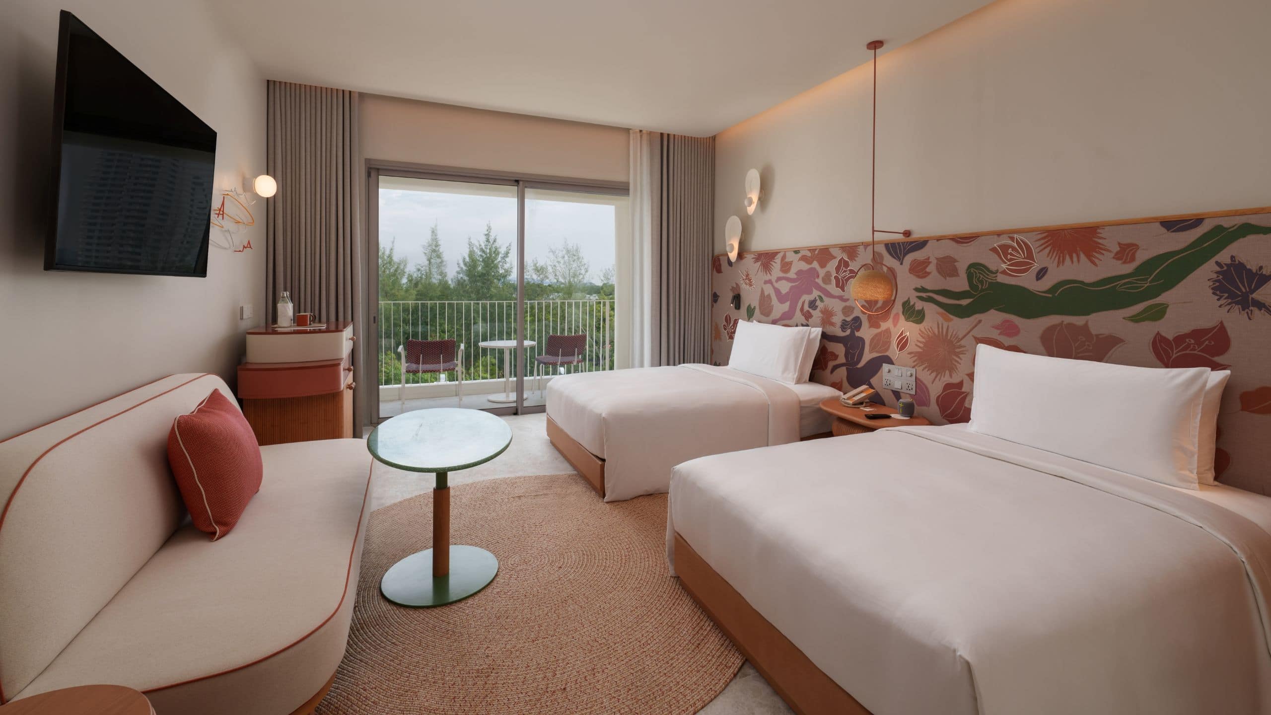 The Standard, Pattaya Na Jomtien Deluxe Twin Overview Master Wide