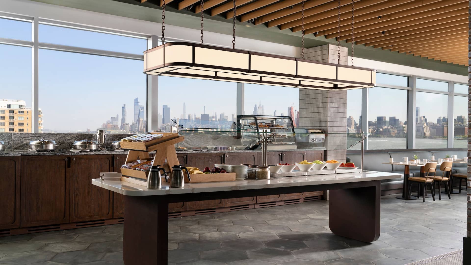 Hyatt Regency Jersey City on the Hudson Exhange Breakfast Buffet