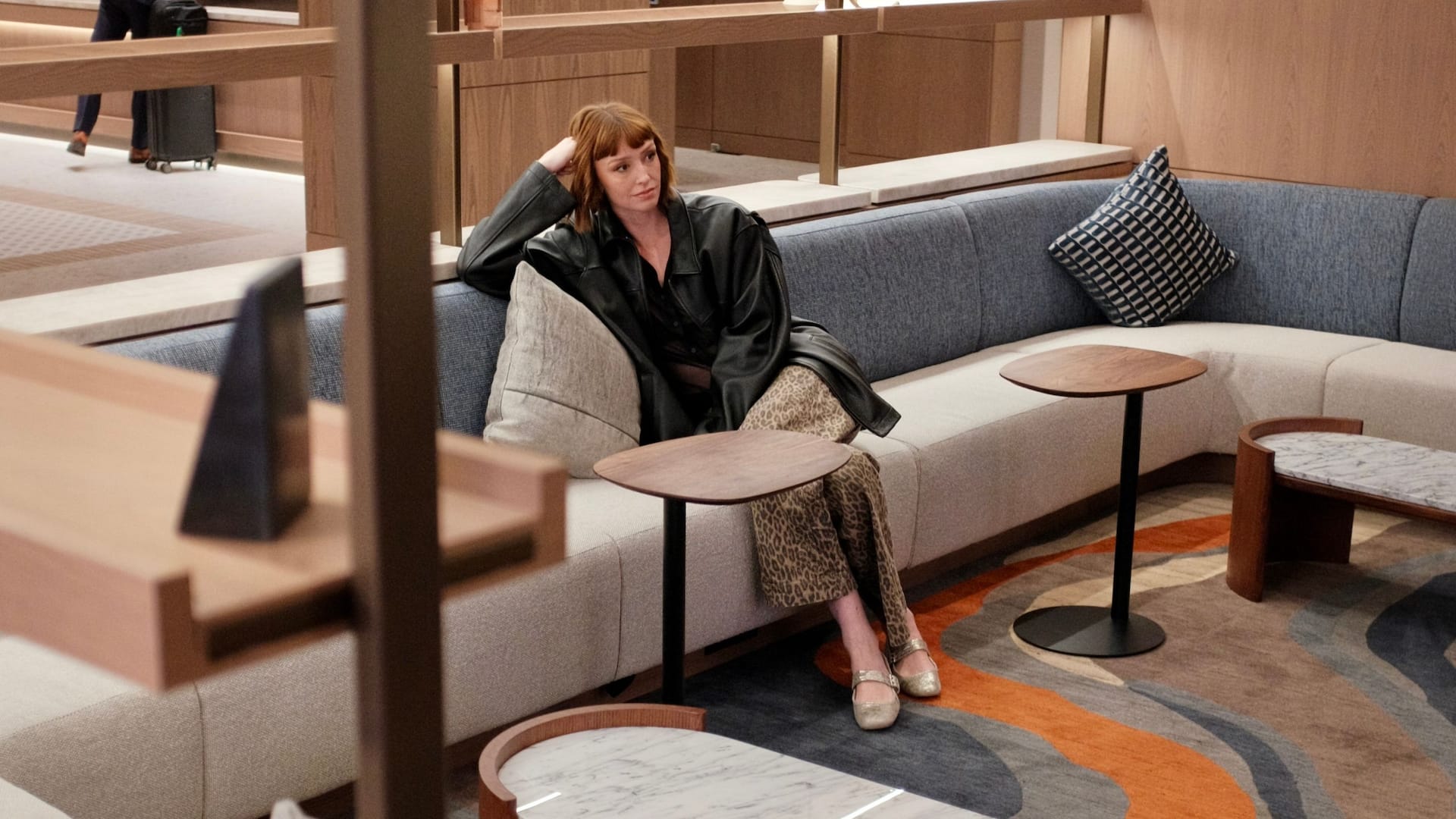 Hyatt Regency Times Square Woman In Lobby