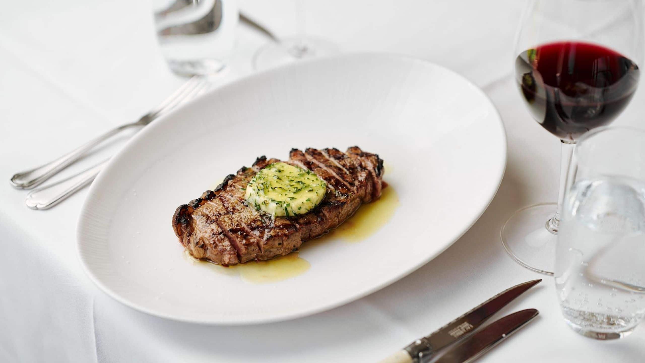 Hyatt Hotel Canberra - A Park Hyatt Hotel The Grill Steak Herb Butter