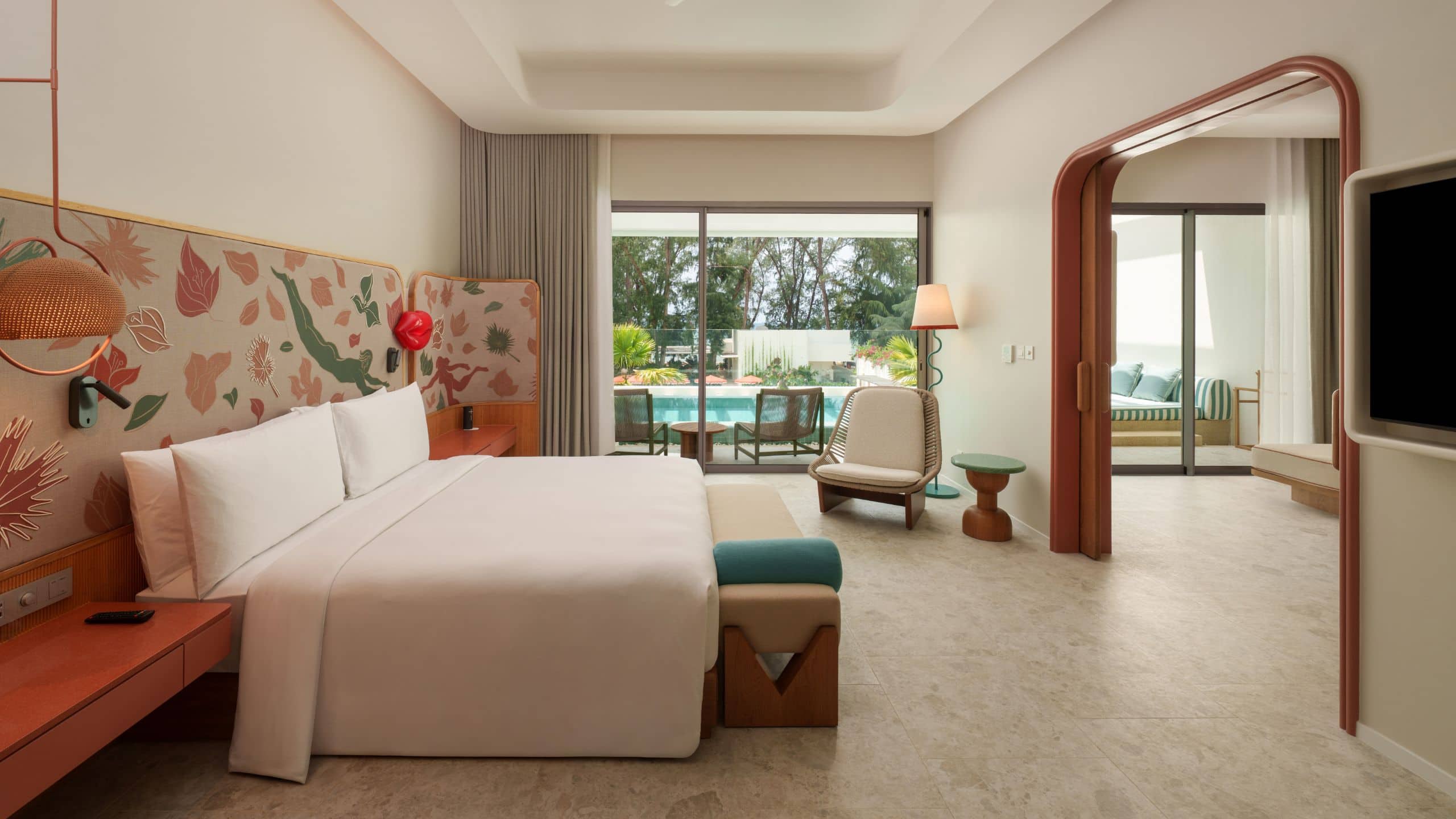 4 из 9 The Standard, Pattaya Na Jomtien Deluxe Suite Ocean View Private Pool Overview