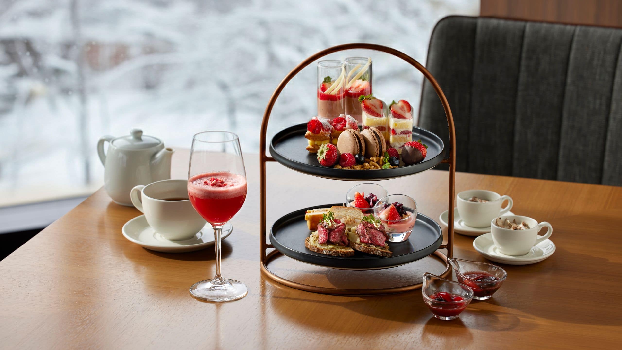 第 1，共 1 Fuji Speedway Hotel Trofeo Lounge Strawberry Afternoon Tea Winter Snow