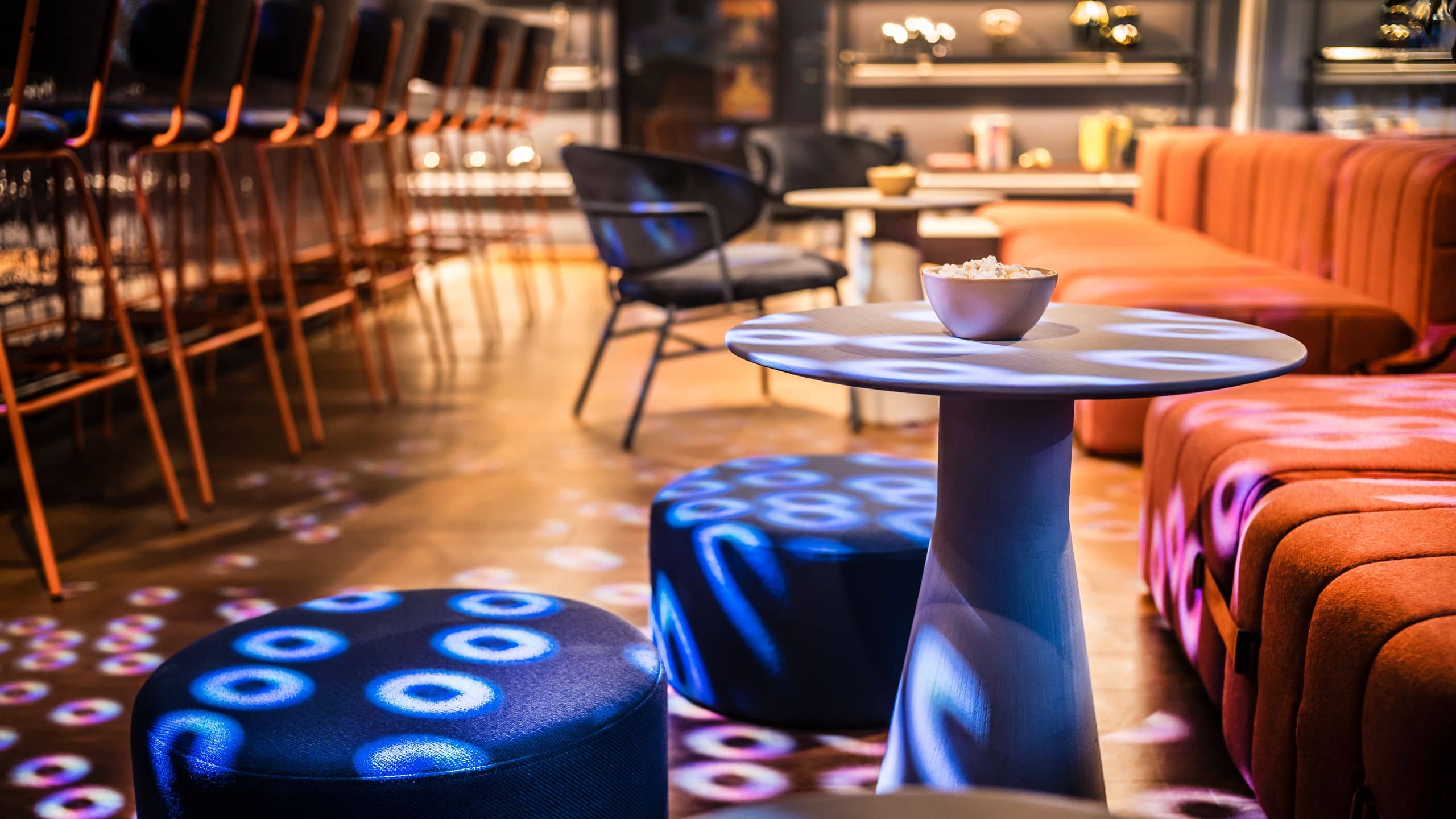 Me and All Hotel Berlin East Side Bar Detail Seating Area