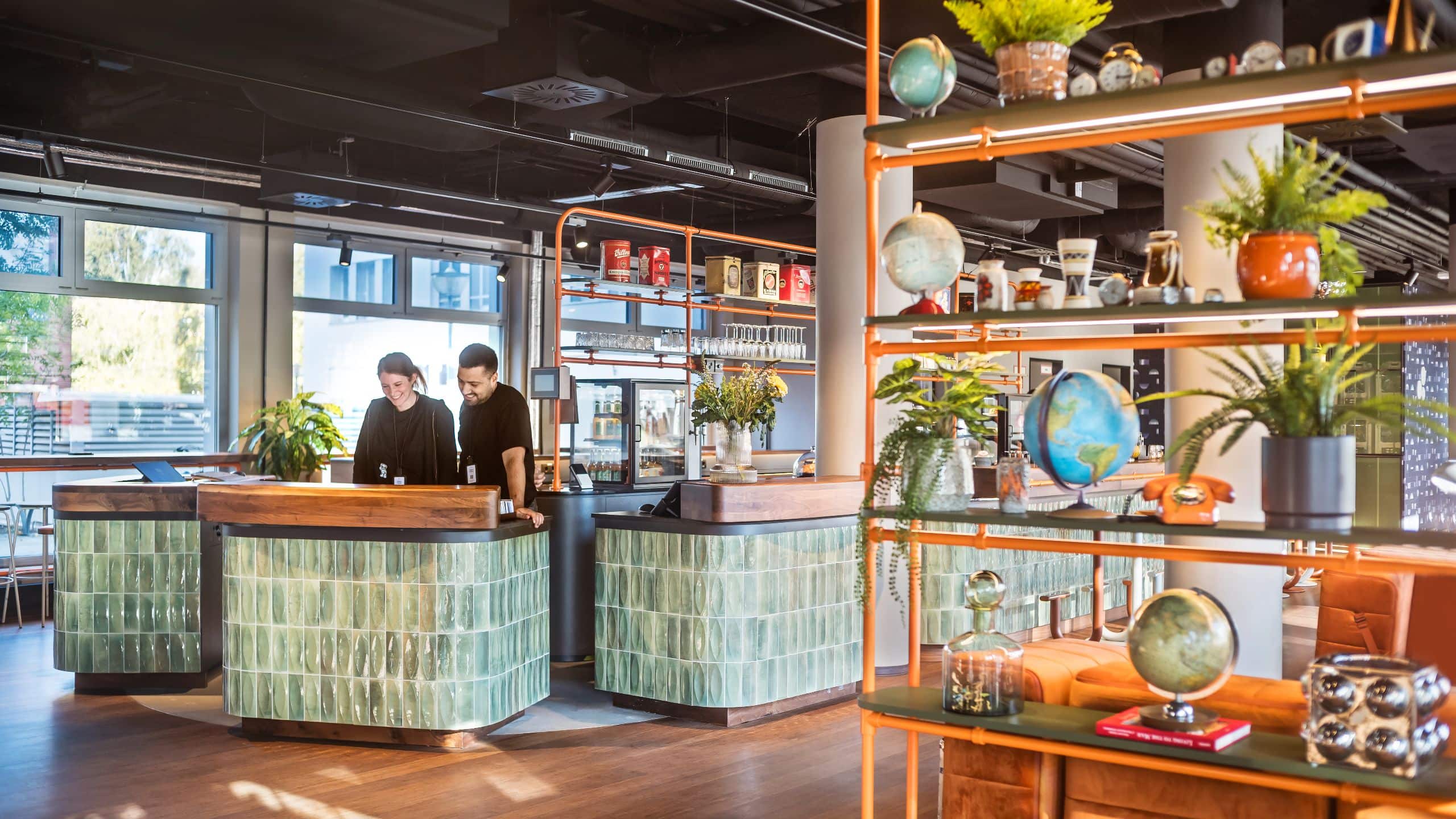 Me and All Hotel Berlin East Side Reception And Lobby With Staff