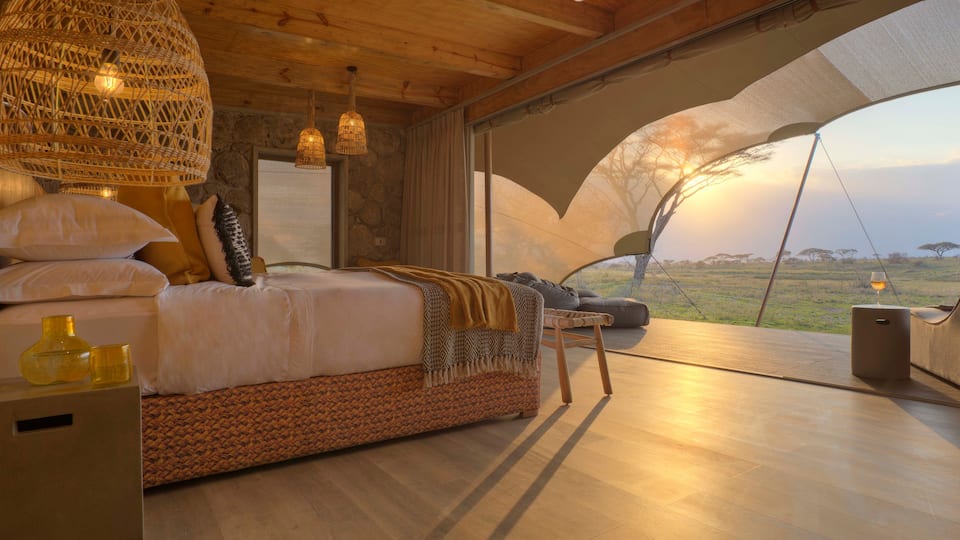  Asilia Namiri Plains Tent View