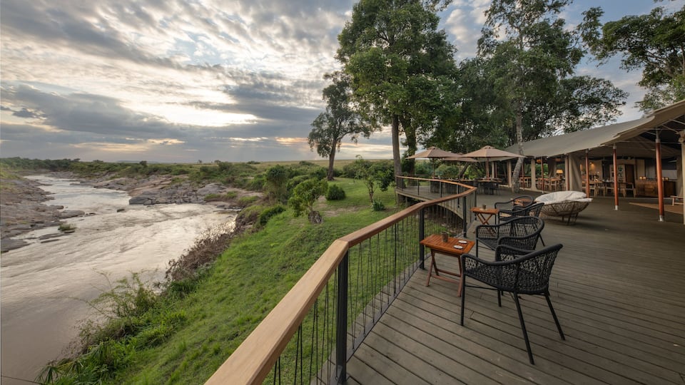 Asilia Rekero Camp Deck Area