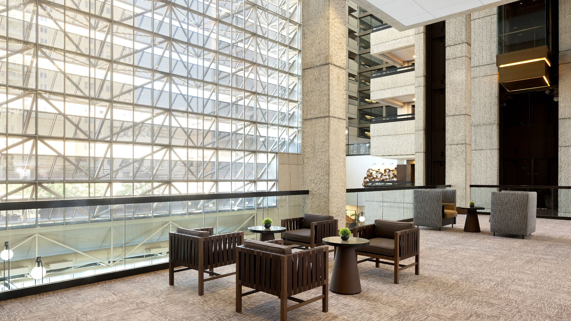 1 of 3 Hyatt Regency San Antonio Riverwalk Hill Country Atrium Foyer