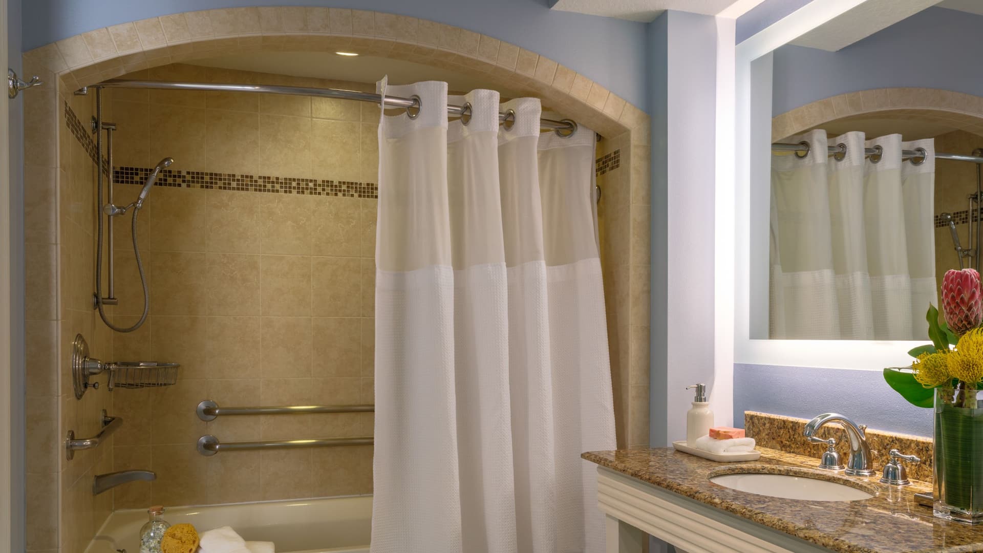 5 of 6 Hyatt Regency Clearwater Beach Resort and Spa Accessible Tub Shower Combo